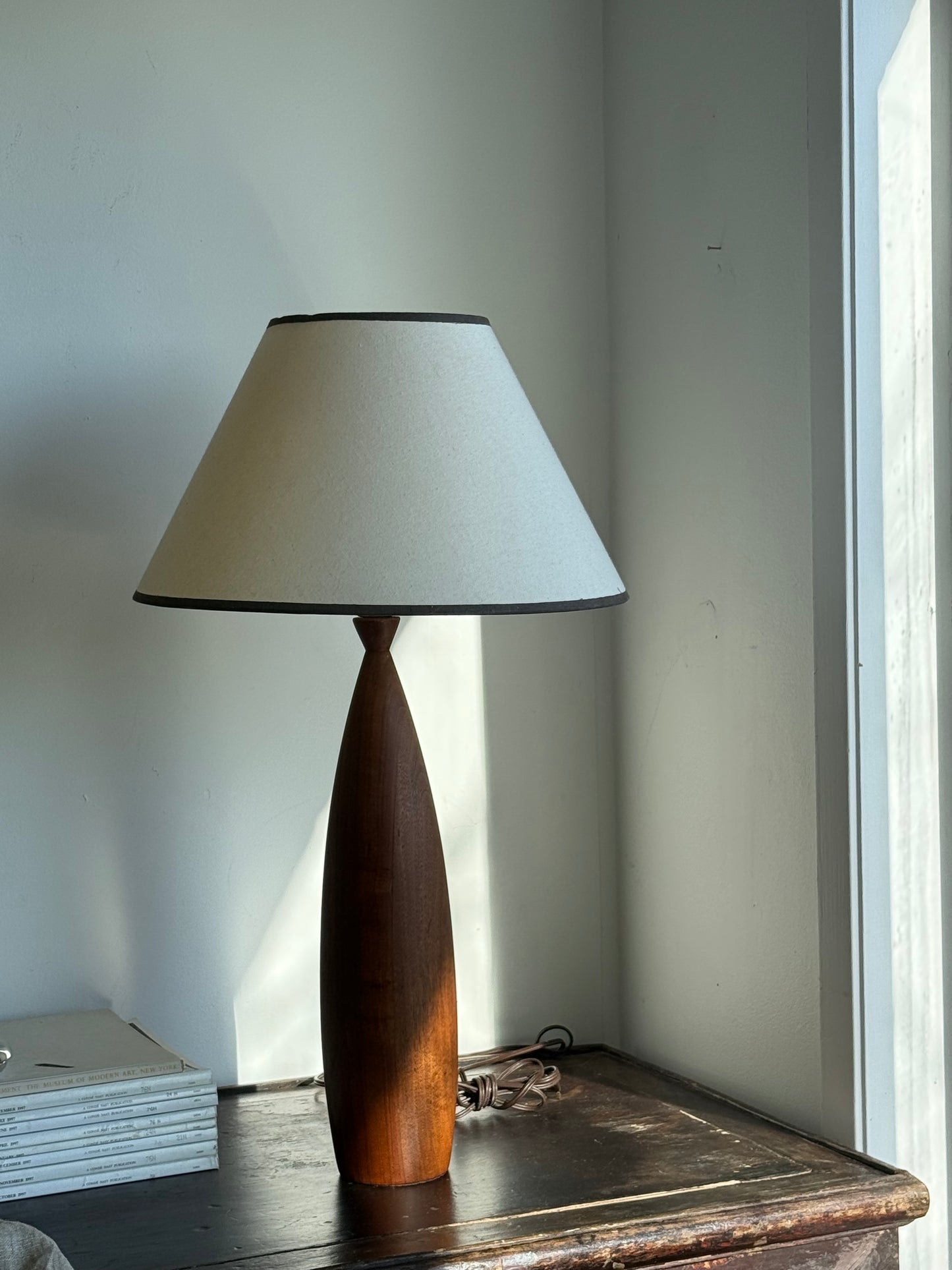 TEAK DANISH LAMP
