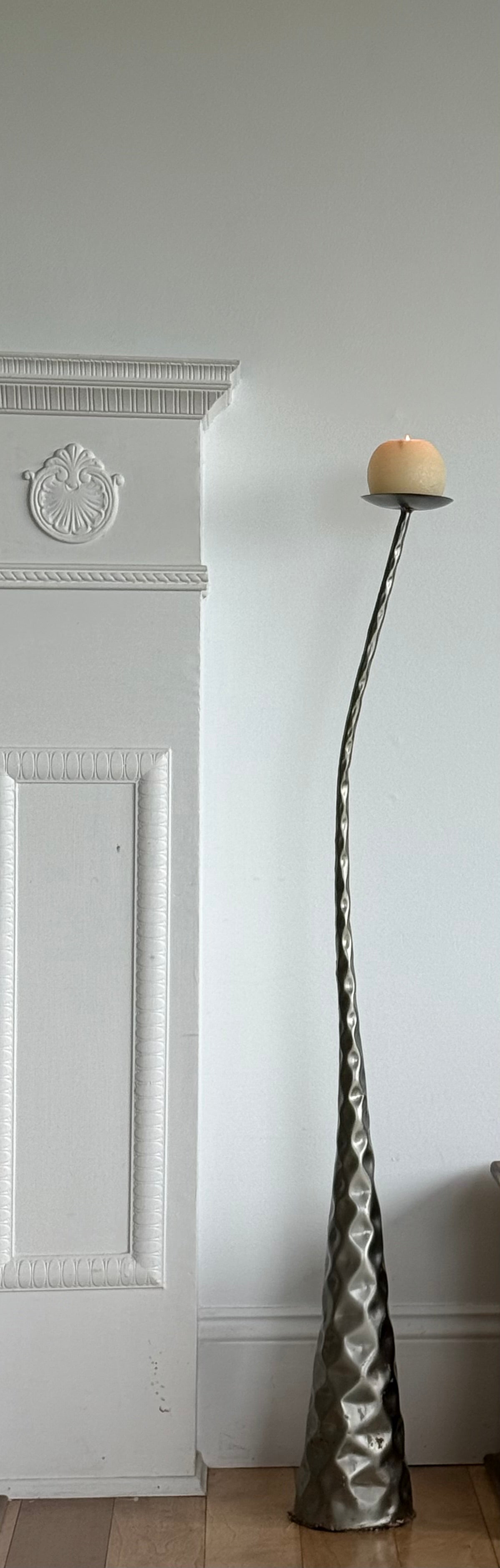 SCULPTURAL FLOOR CANDLEHOLDERS