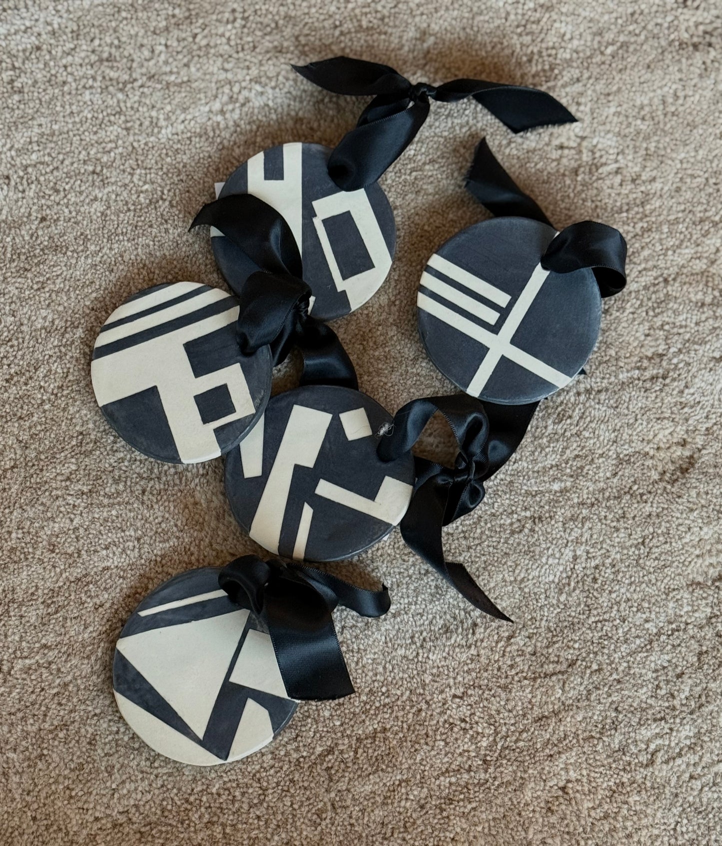 OOAK Pottery Ornaments by JEN THORPE