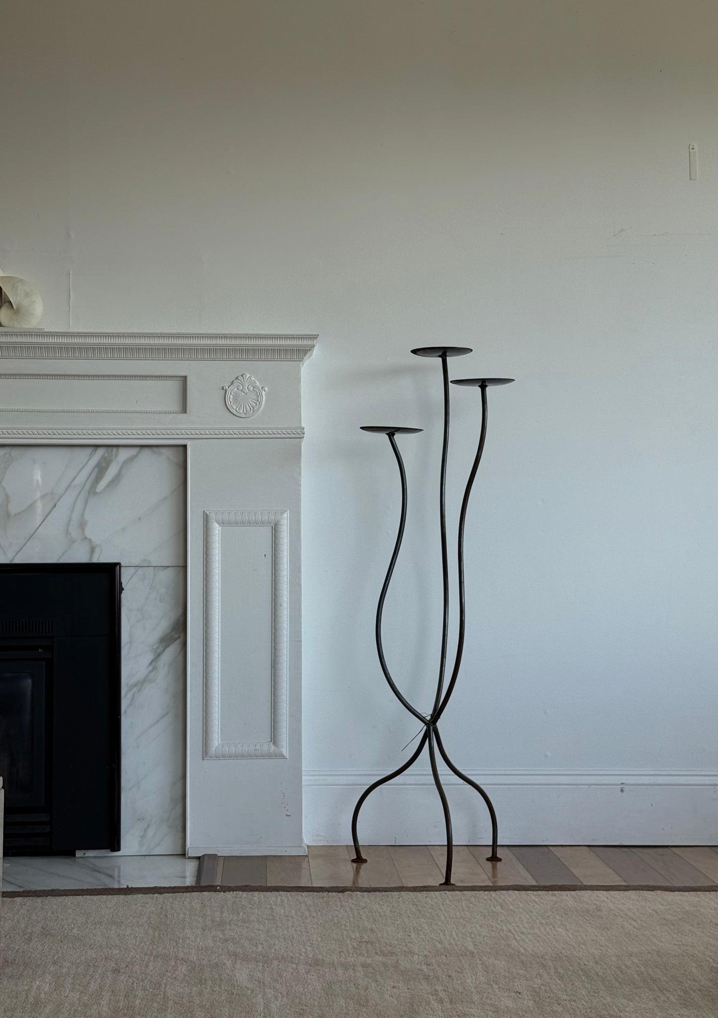 Hand Forged Iron candelabra