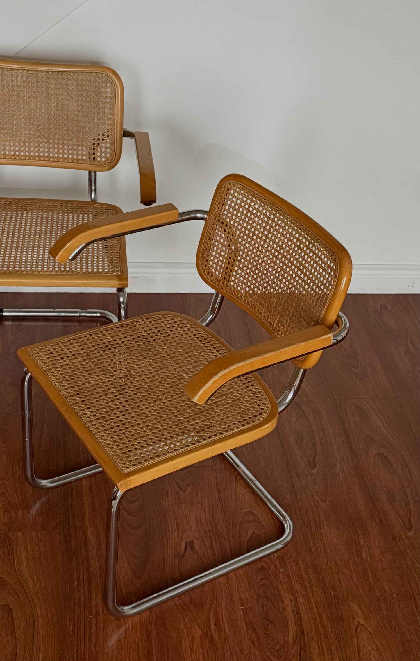 CESCA B32 ARM CHAIR BY MARCEL BREUER FOR CIDUE, 1970S