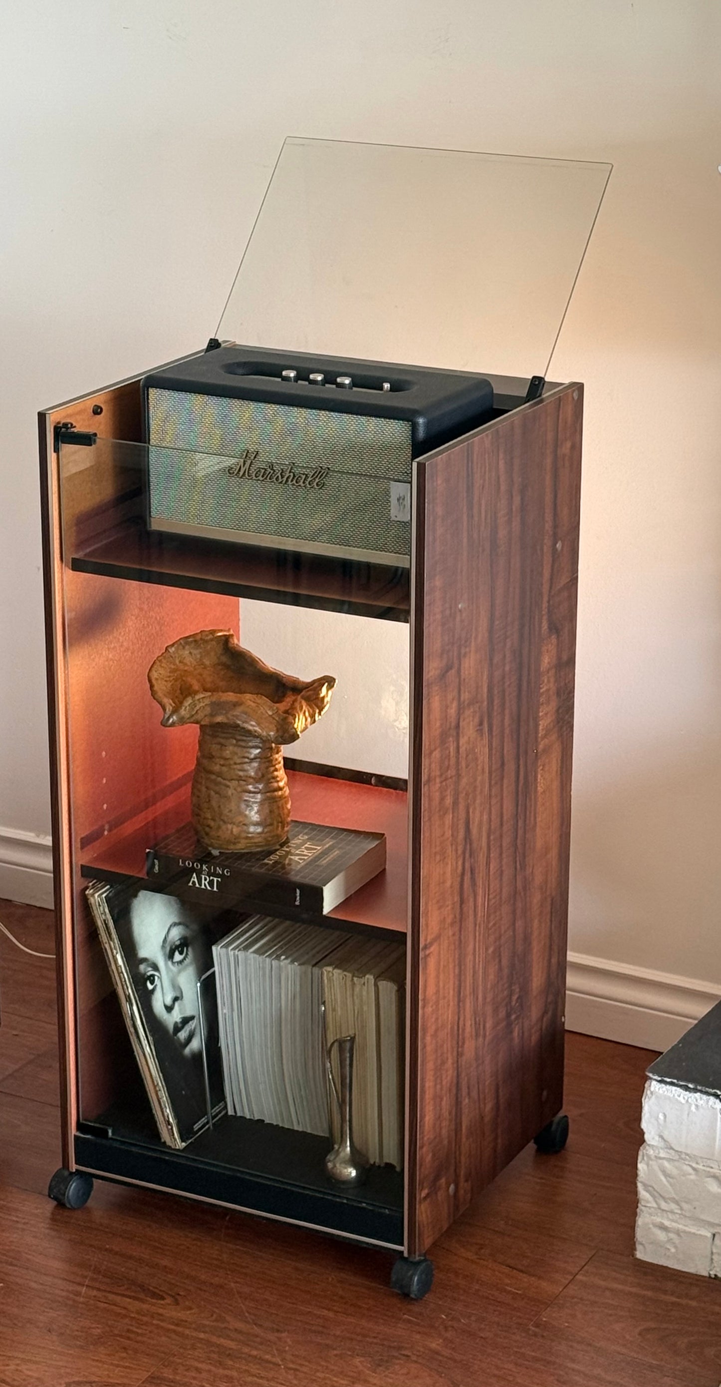 ca. 1980s RECORD CABINET