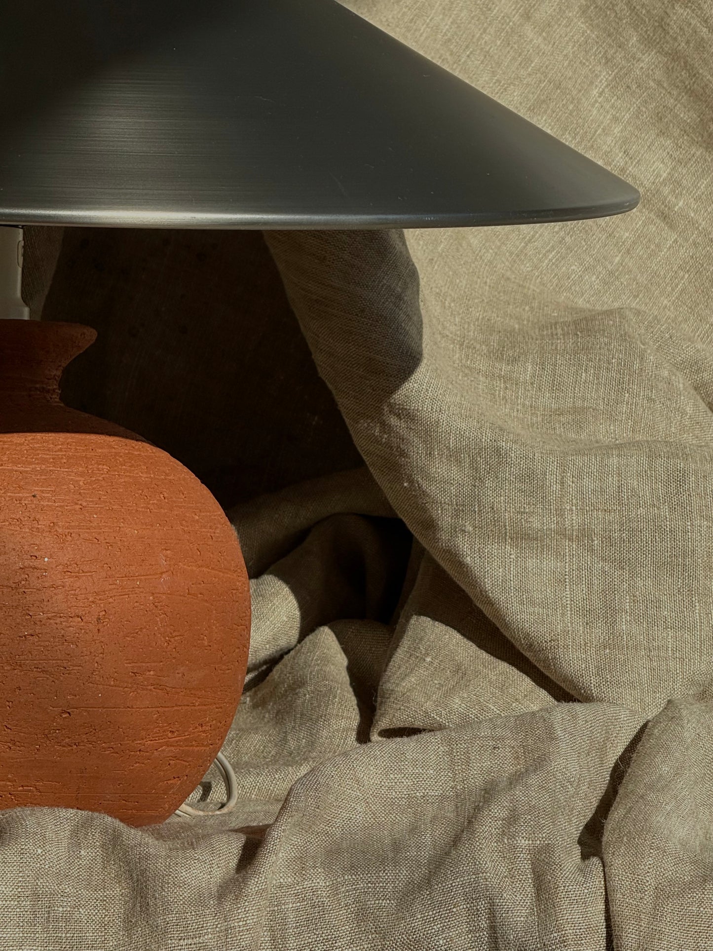 VINTAGE IKEA TERRACOTTA LAMP