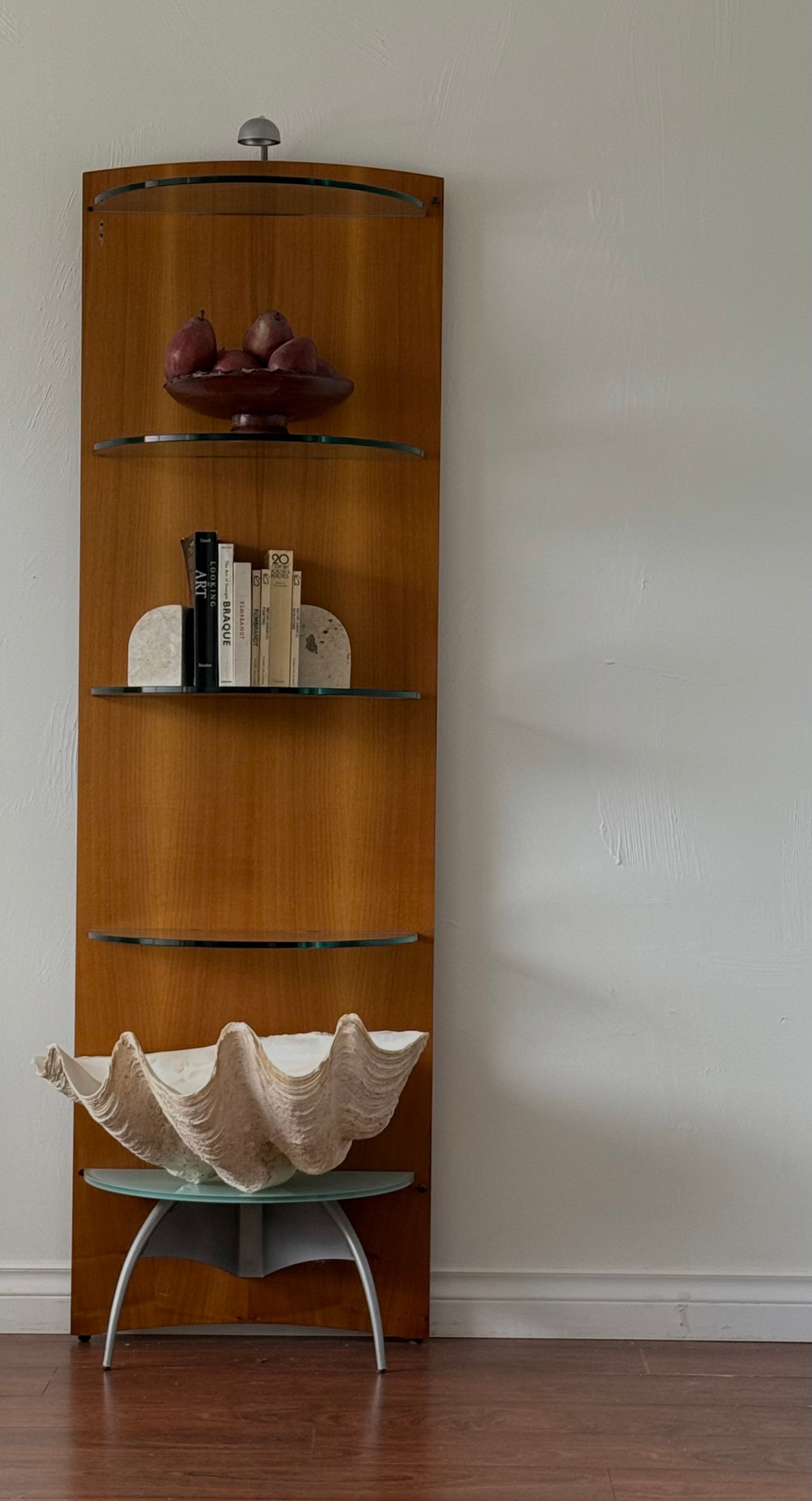 1990s CATTELAN ITALIA ART DECO STYLE SHELF