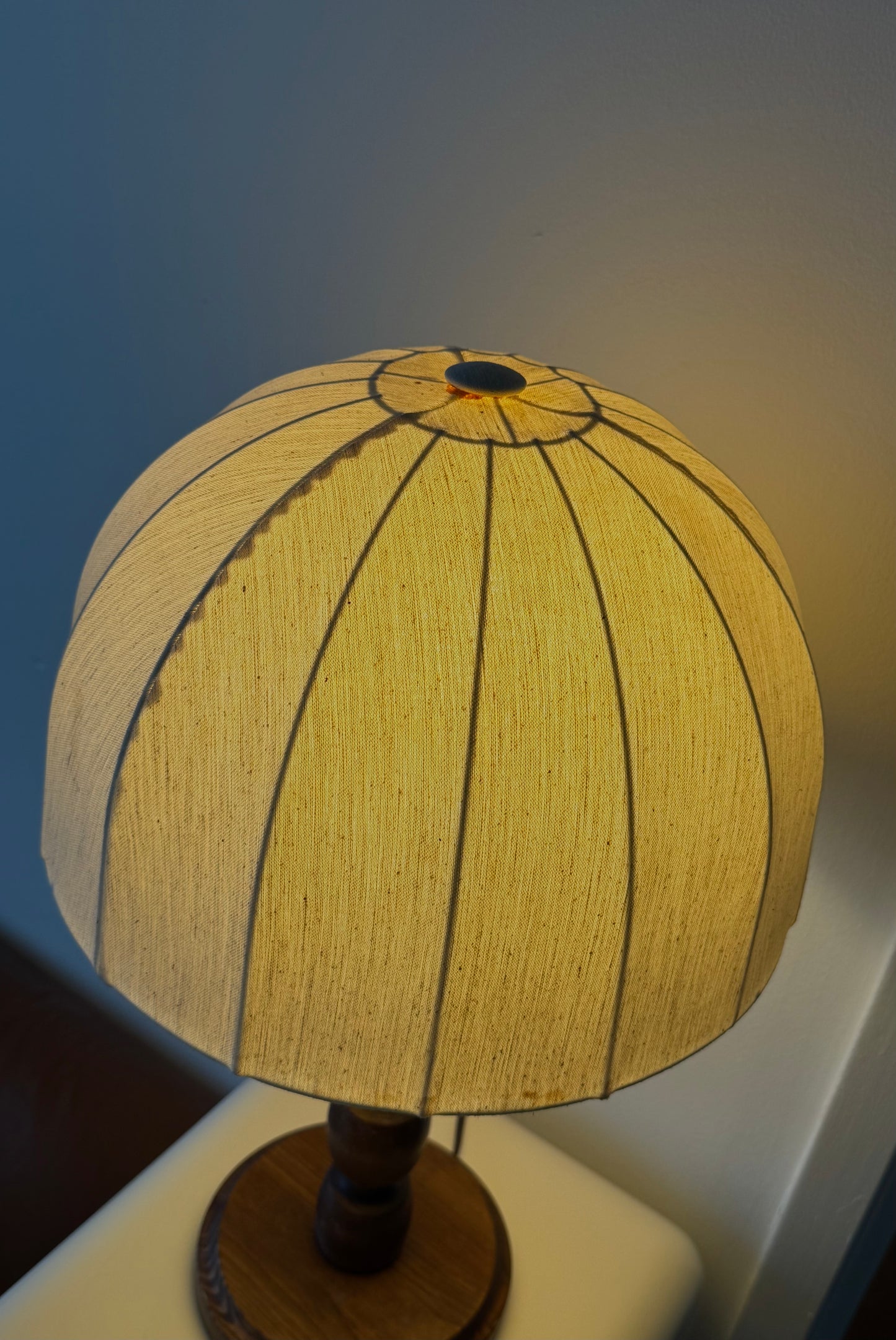 1970s WOOD LAMP