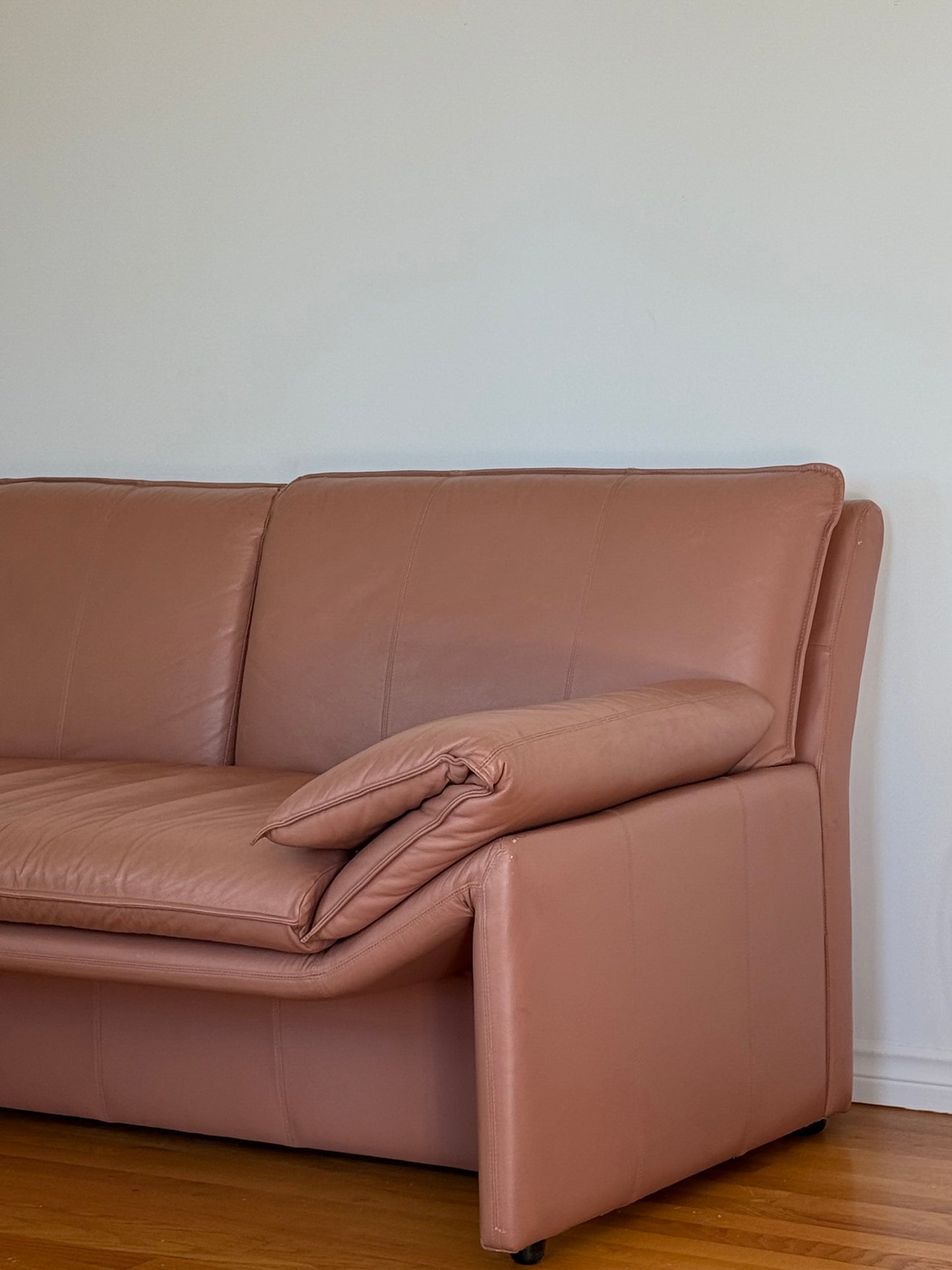 Post MOD Two Seater Leather SOFA