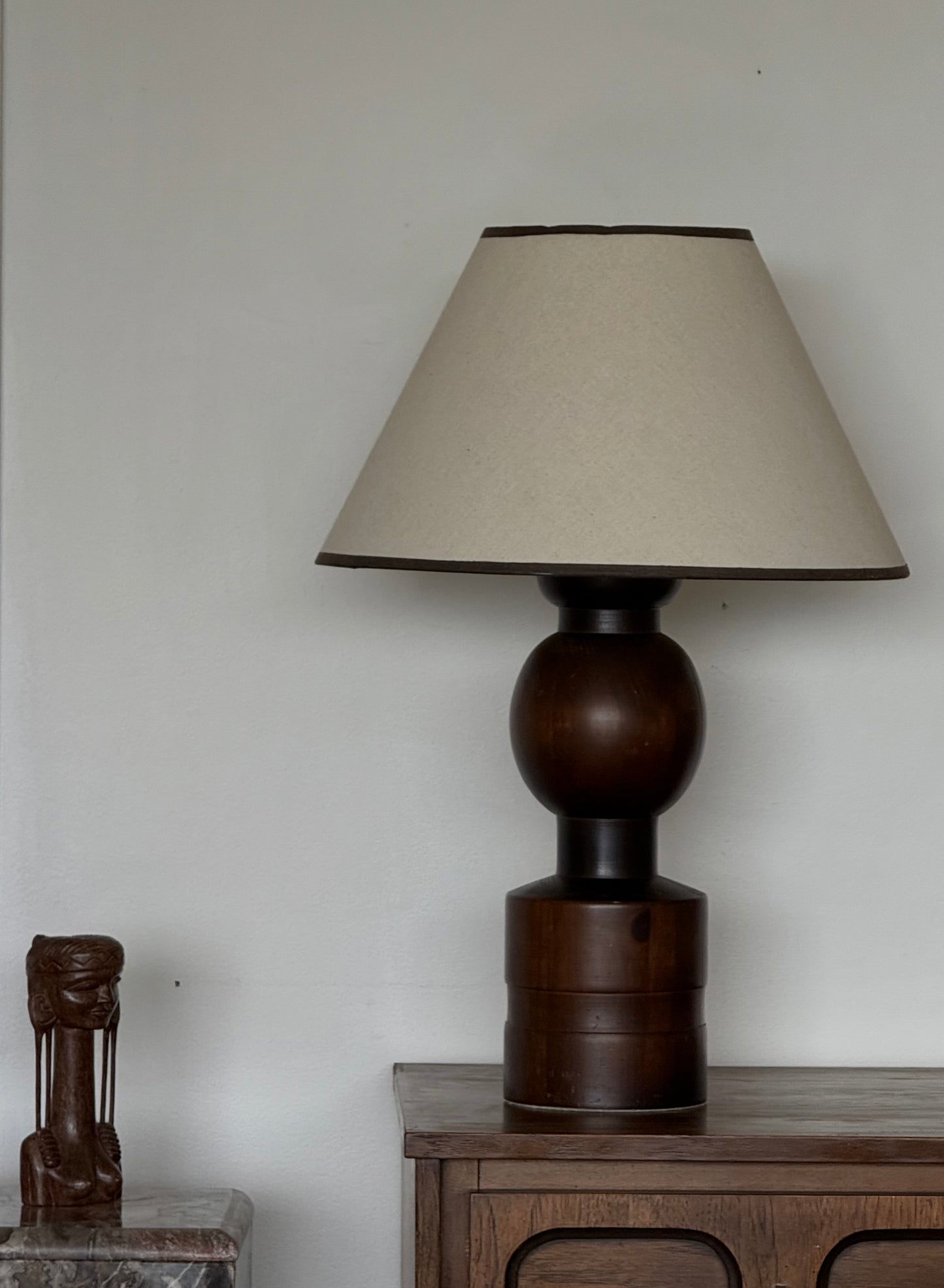 MCM WOODEN LAMP