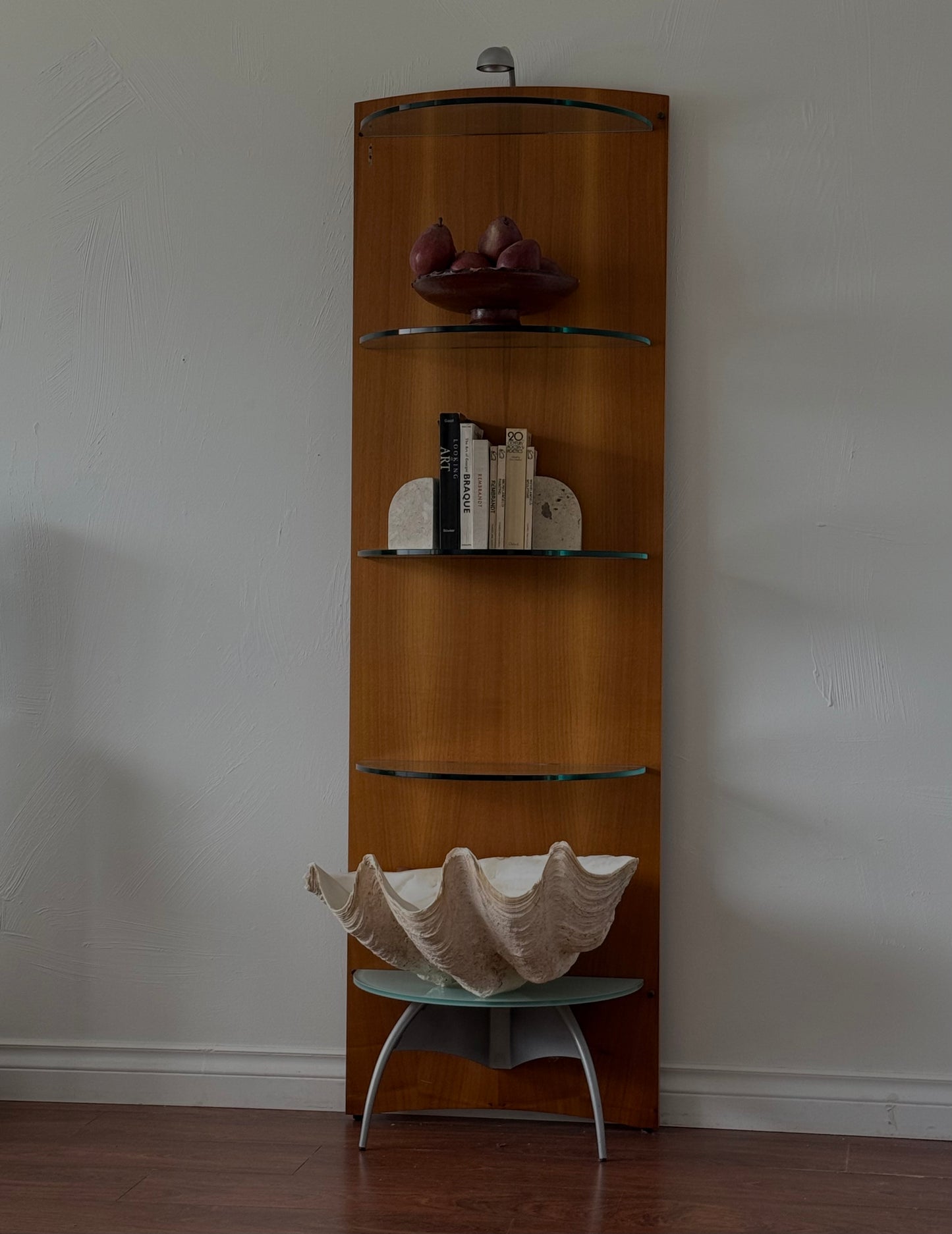 1990s CATTELAN ITALIA ART DECO STYLE SHELF