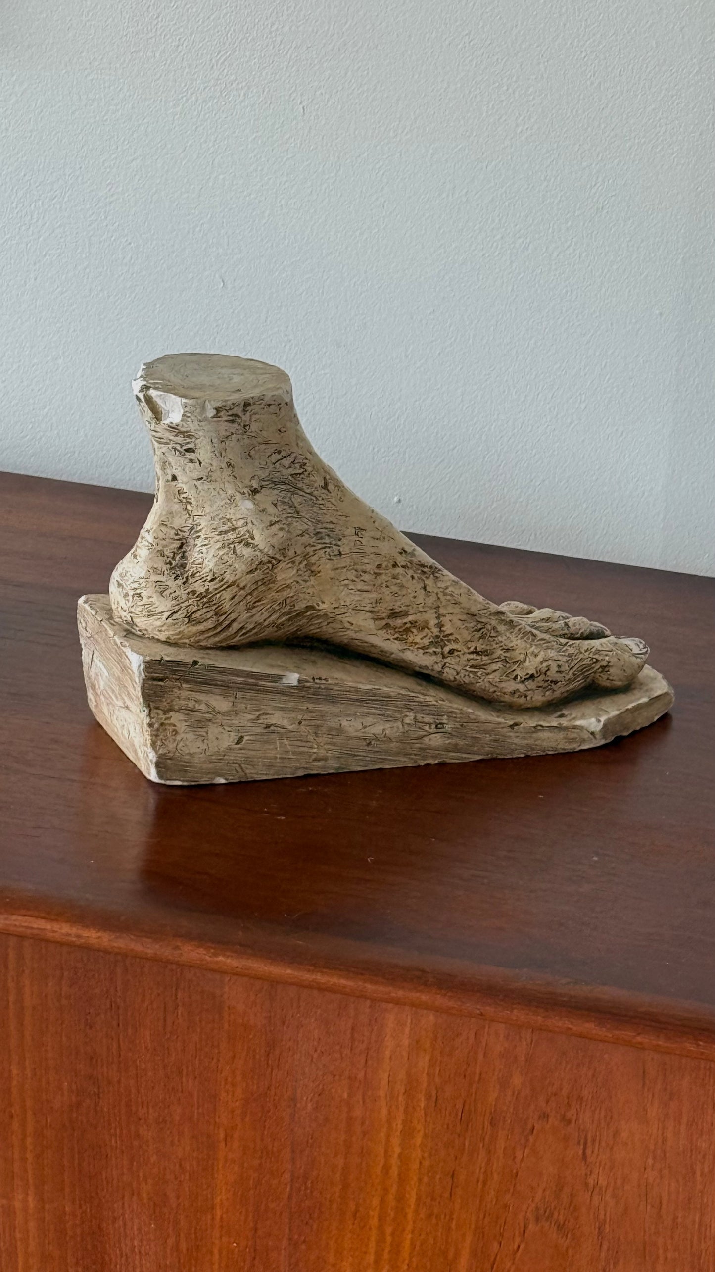 ** RENTED ** 1940s FOOT SCULPTURE