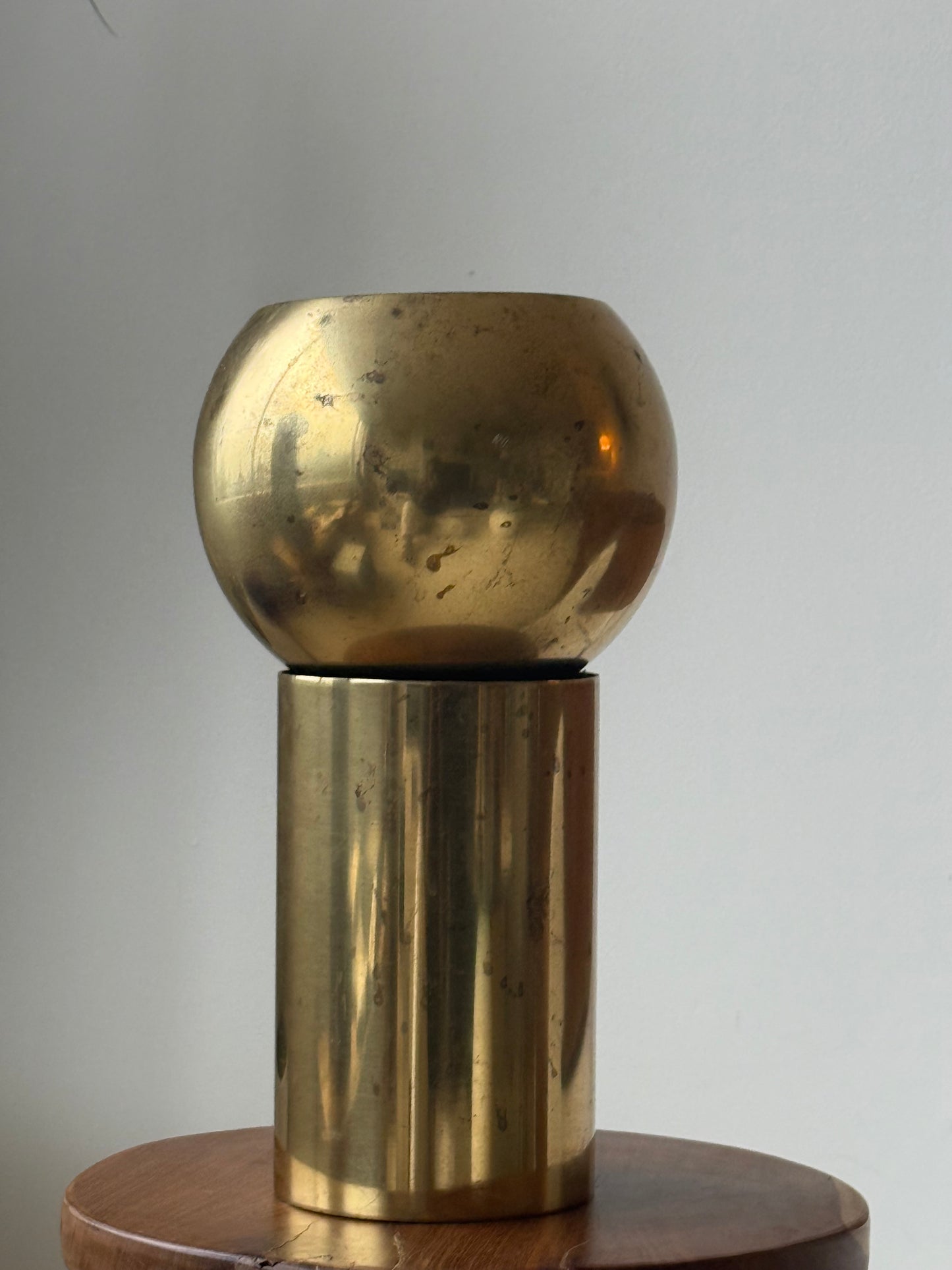 1970s MCM EYEBALL BRASS LAMP