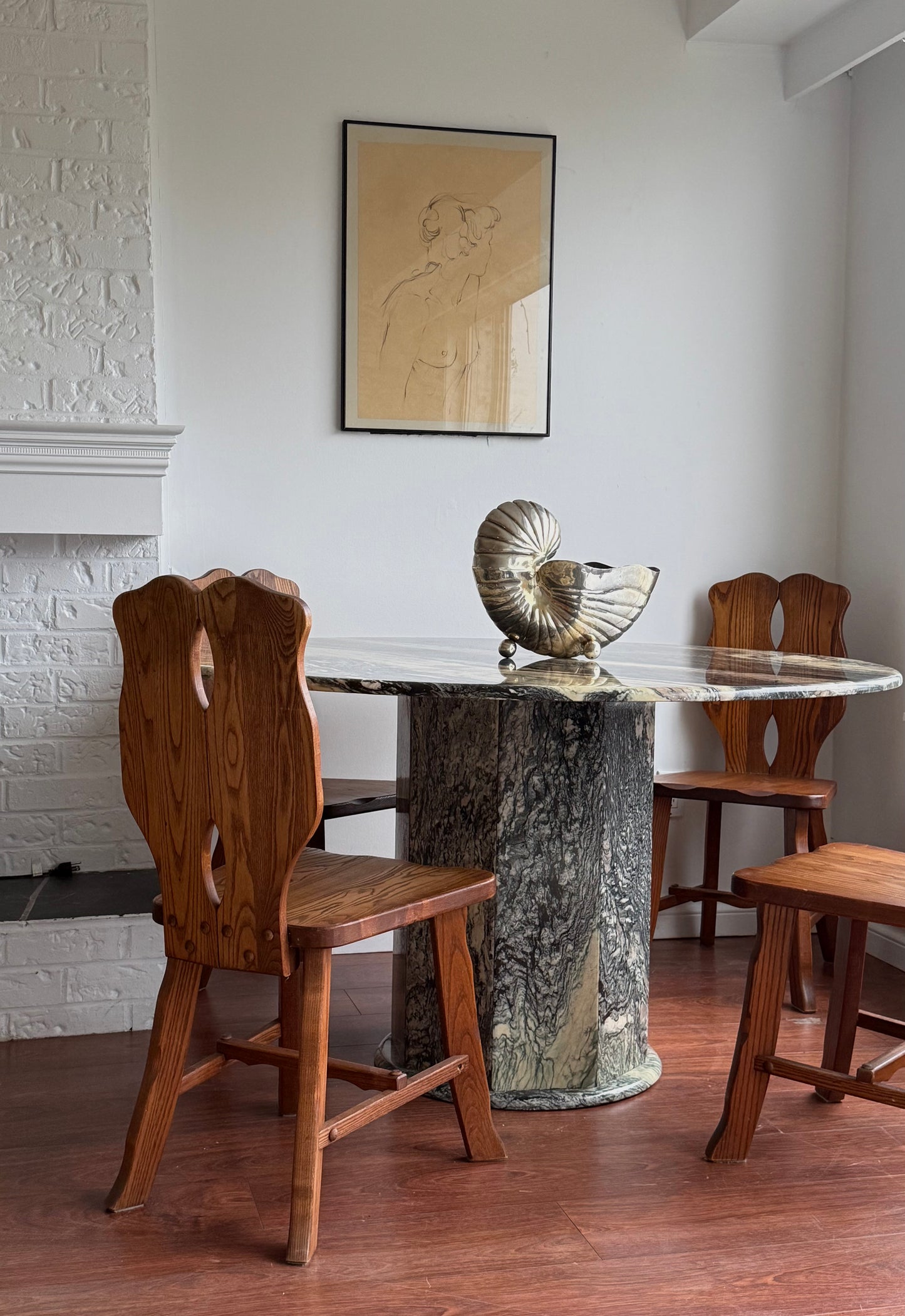 MCM Brutalist OAK Chairs