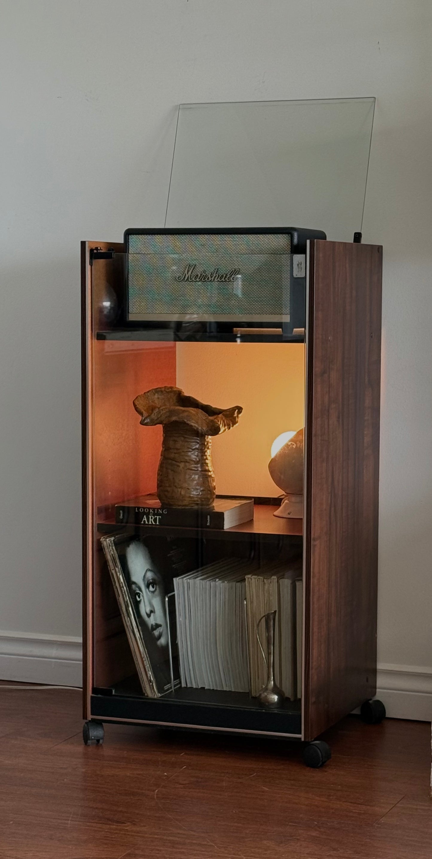 ca. 1980s RECORD CABINET