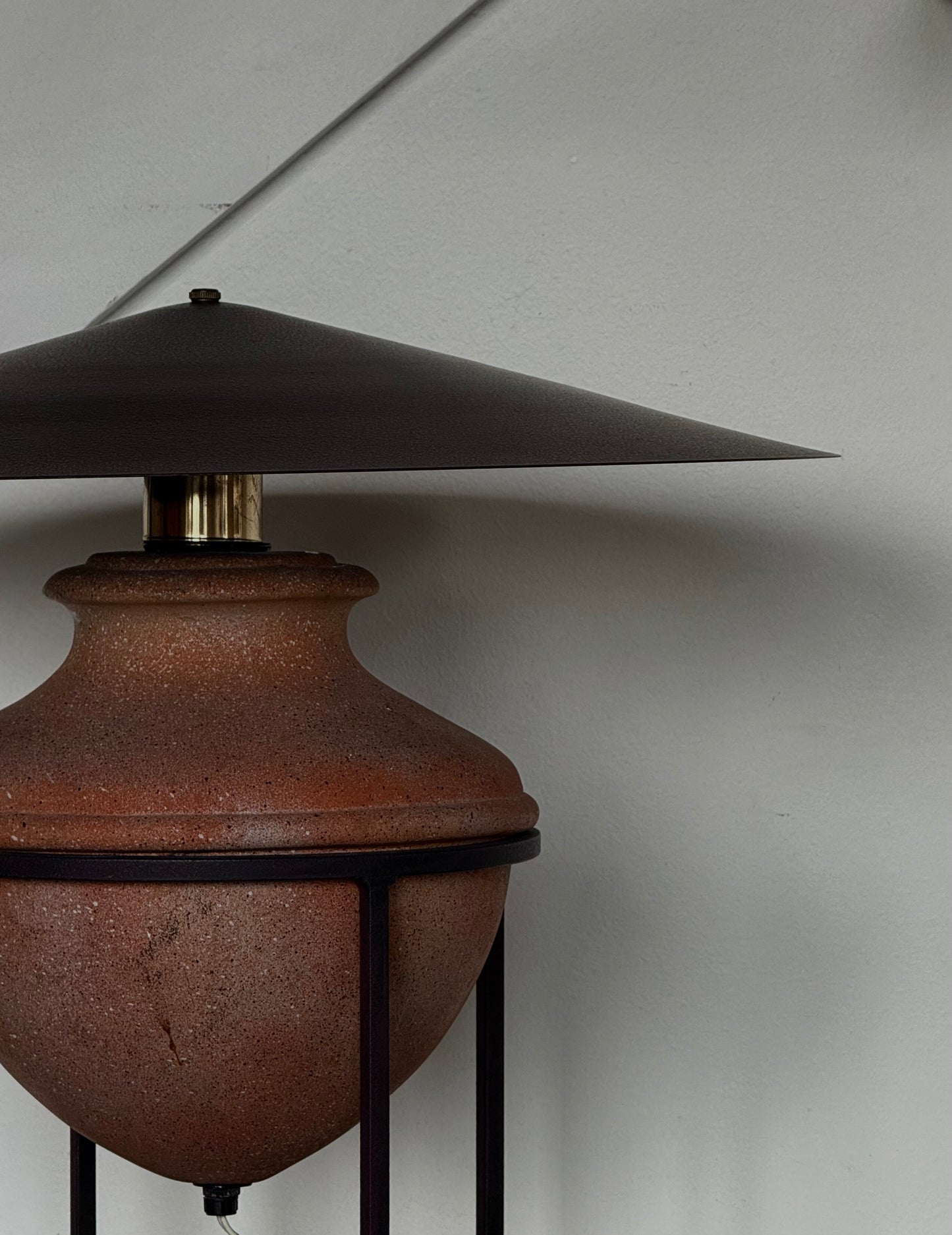 1980s/90s VINTAGE AMPHORA & IRON LAMPS