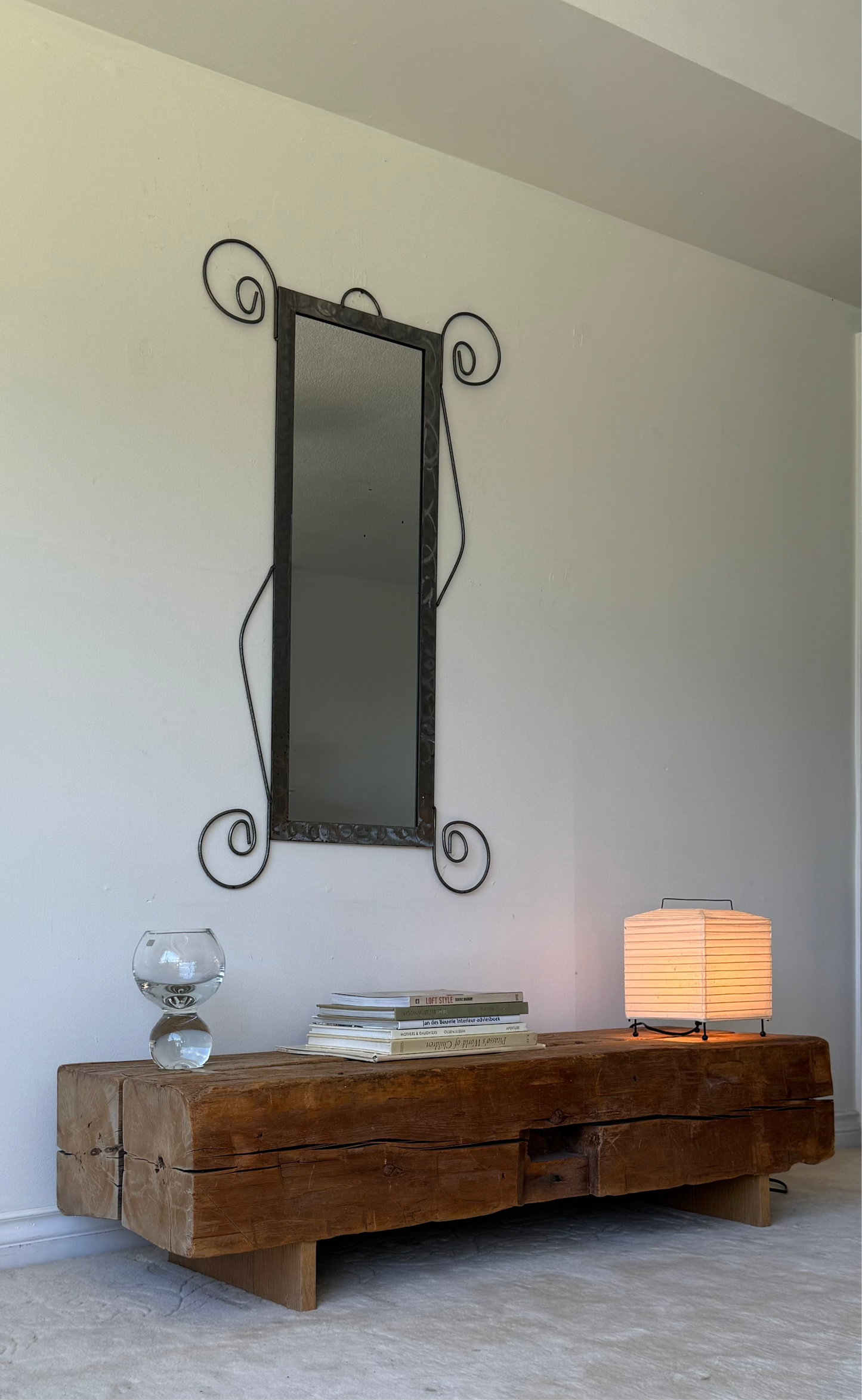 OOAK Vintage IRON & METAL Mirror