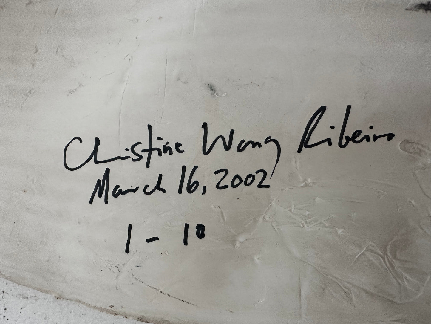 CHRISTINE WONG 2002 POTTERY