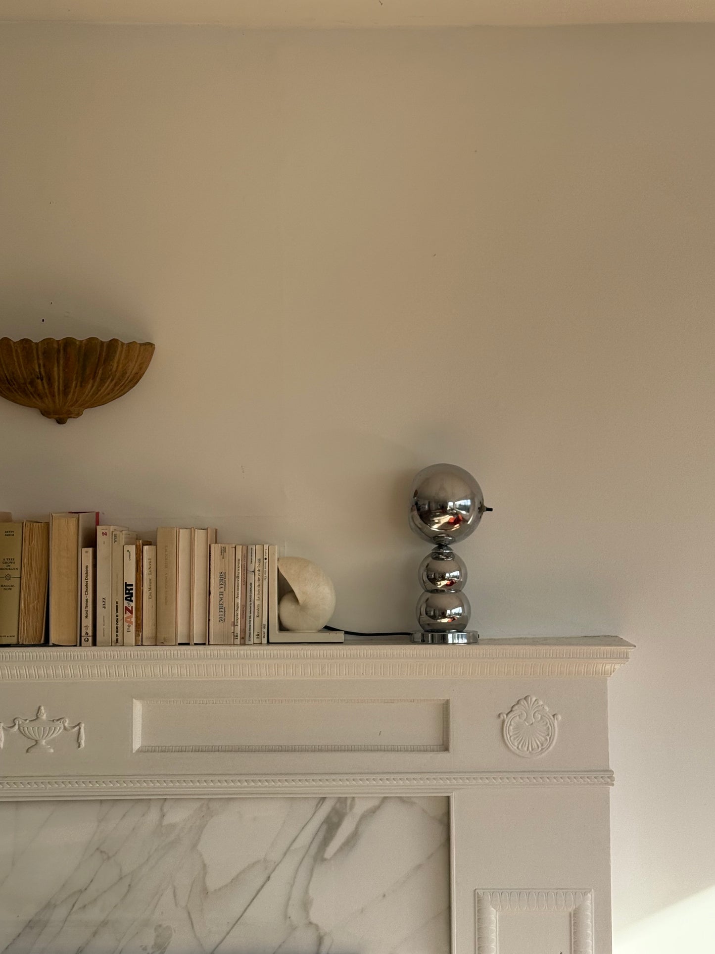 1970s CHROME EYEBALL LAMP