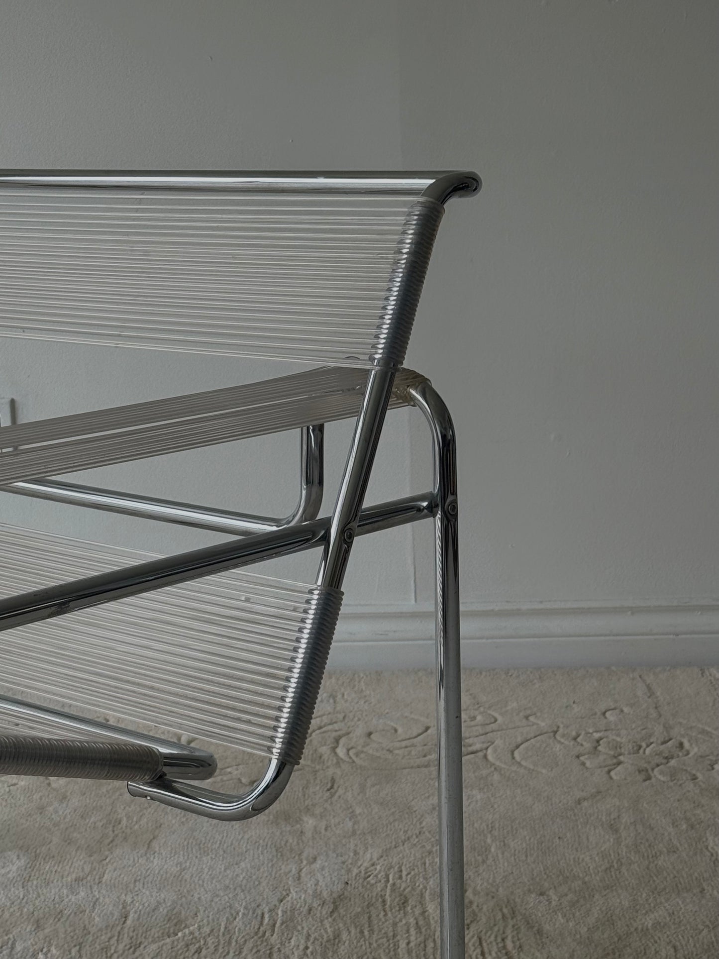 VINTAGE Marcel Breuer Wassily Style Spaghetti B3 Chair