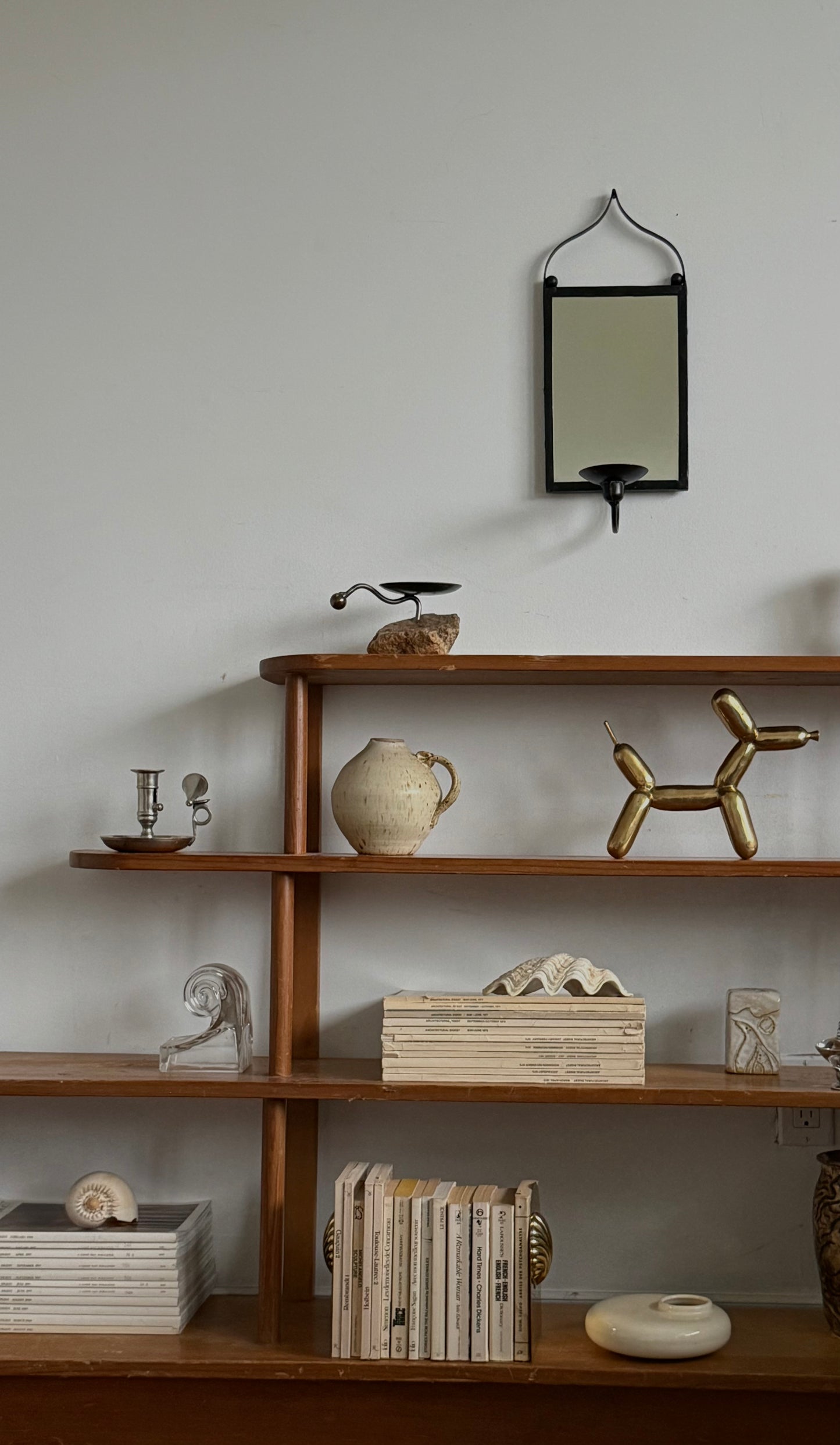 Circa 1960s Balloon Brass Dog Sculpture