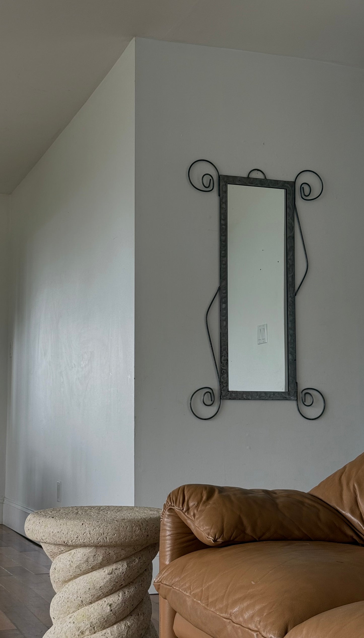 OOAK Vintage IRON & METAL Mirror