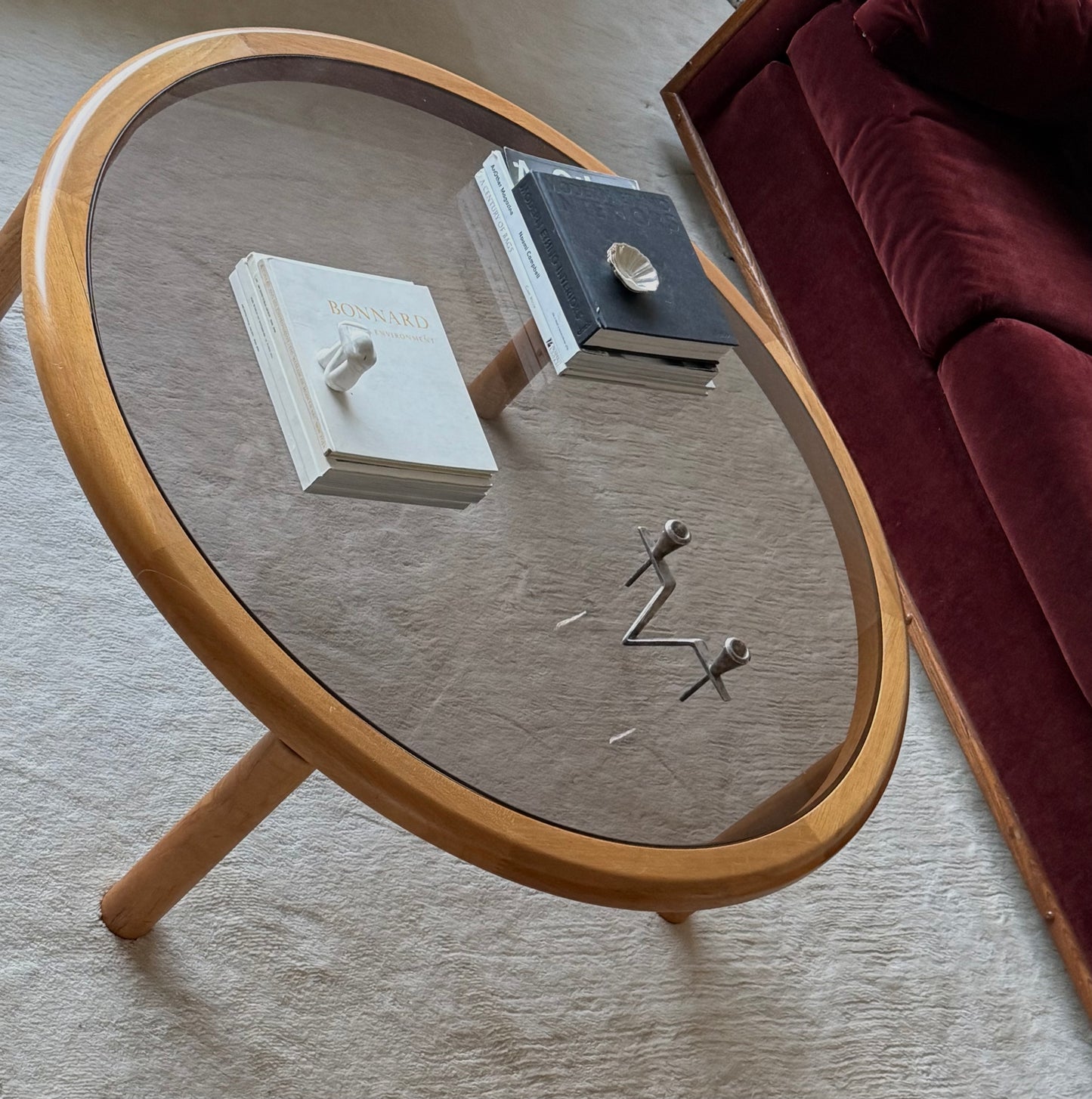 VNTG HANDMADE DANISH WOOD COFFEE TABLE