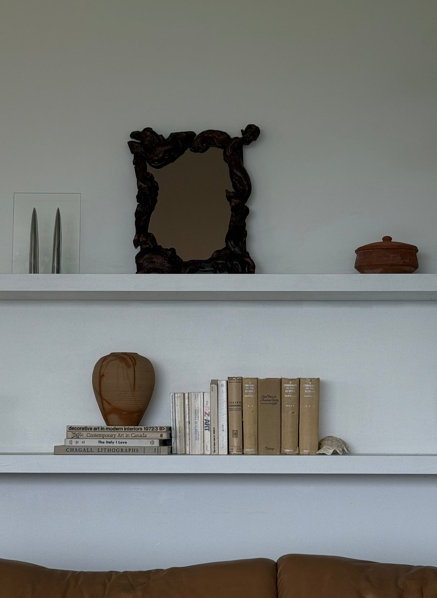 OOAK BURL WOOD MIRROR