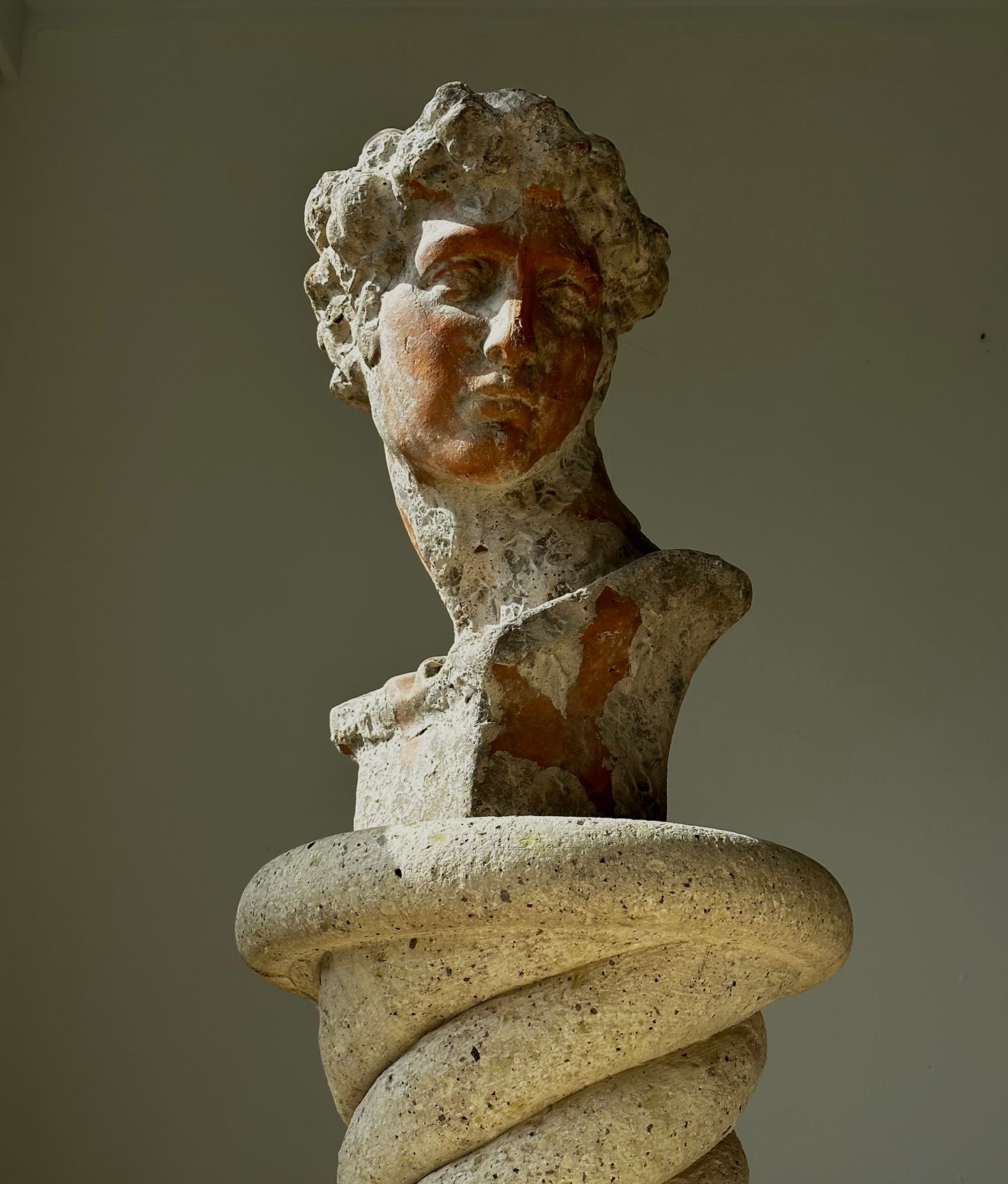 TERRACOTTA MALE BUST