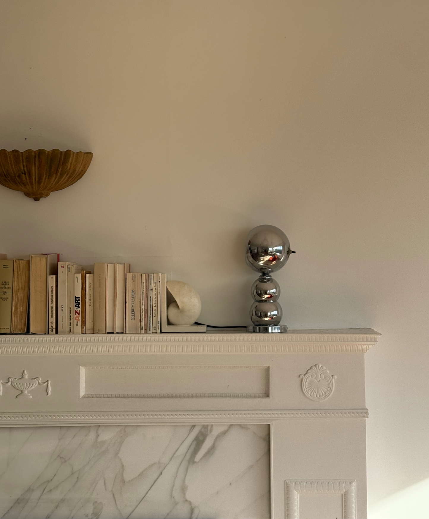 1970s CHROME EYEBALL LAMP
