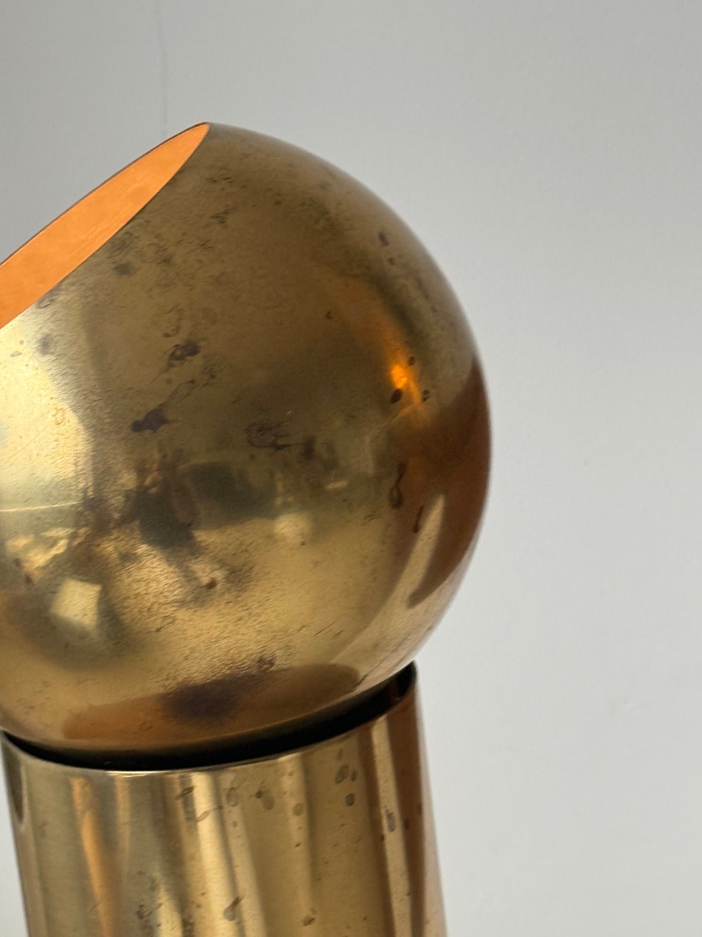 1970s MCM EYEBALL BRASS LAMP