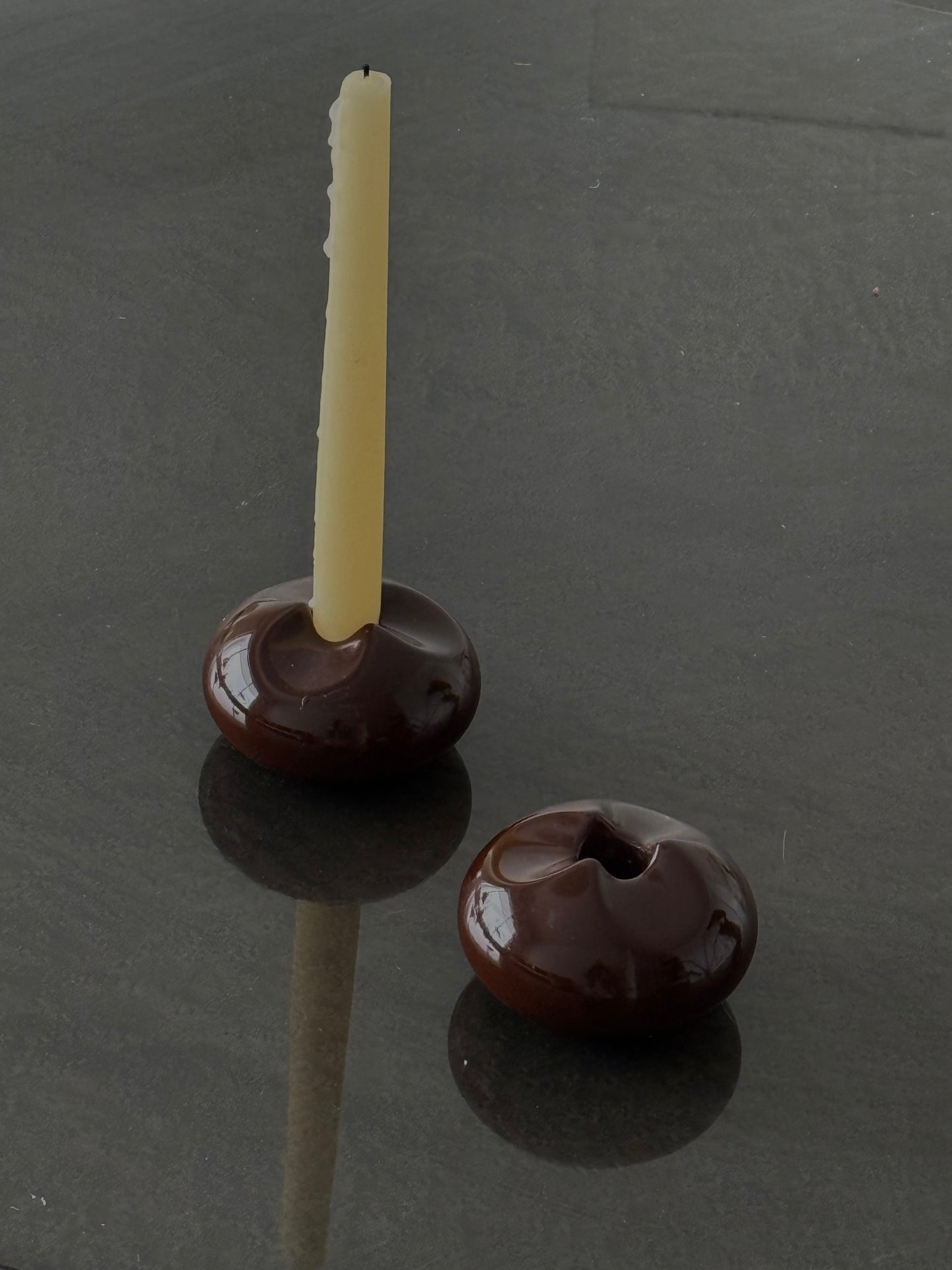 VINTAGE CERAMIC CANDLEHOLDERS