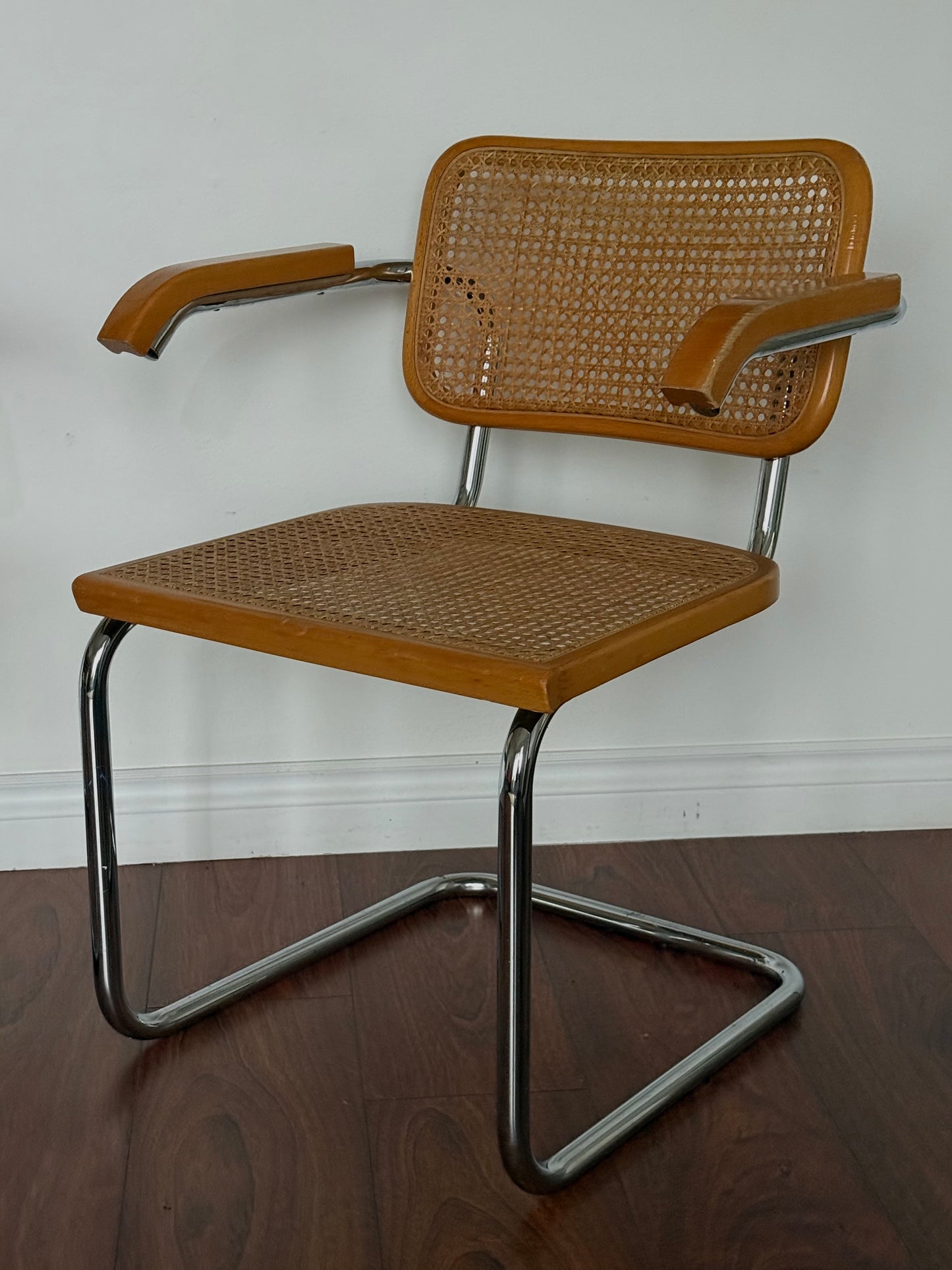 CESCA B32 ARM CHAIR BY MARCEL BREUER FOR CIDUE, 1970S