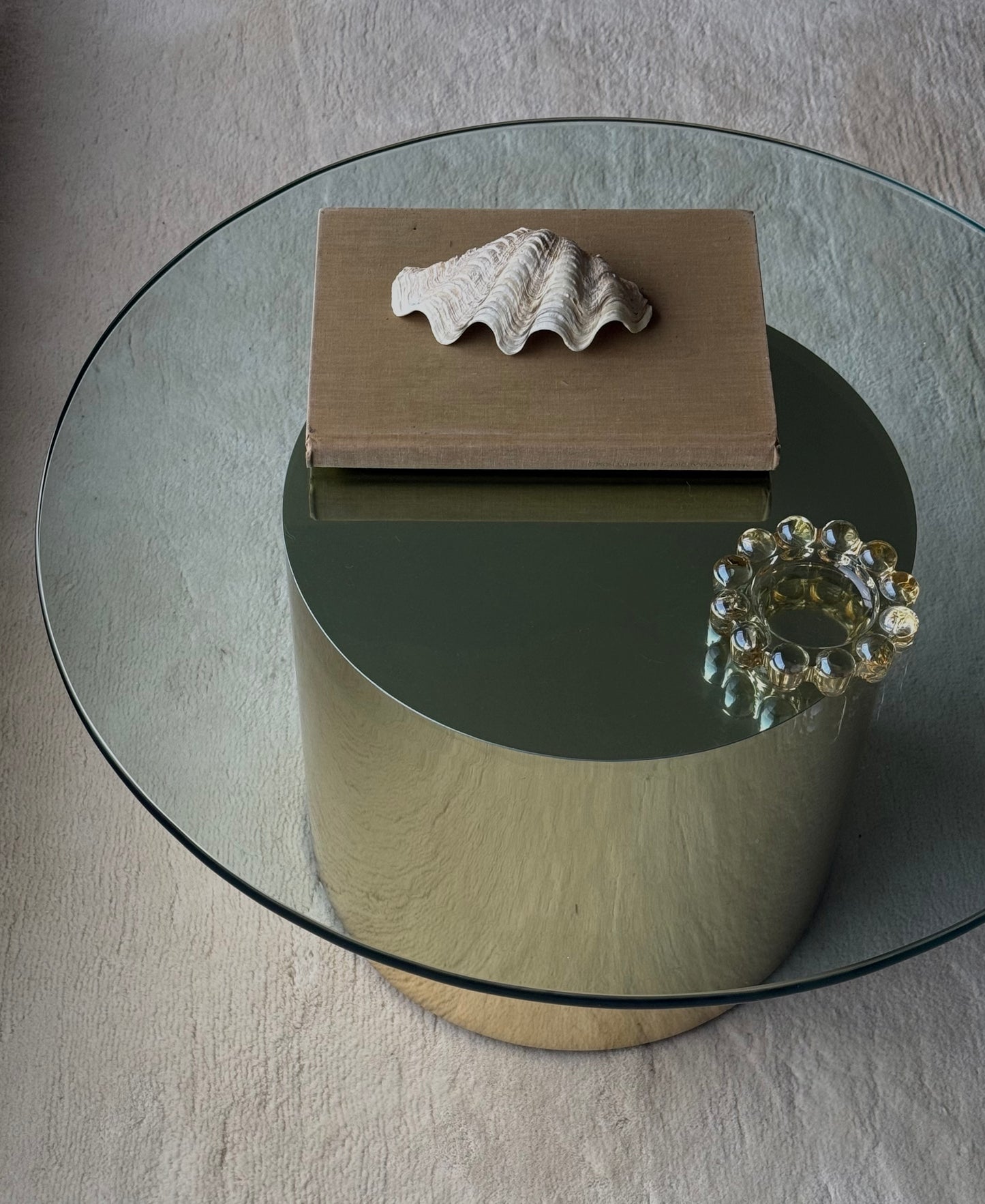 VINTAGE DRUM COFFEE TABLE
