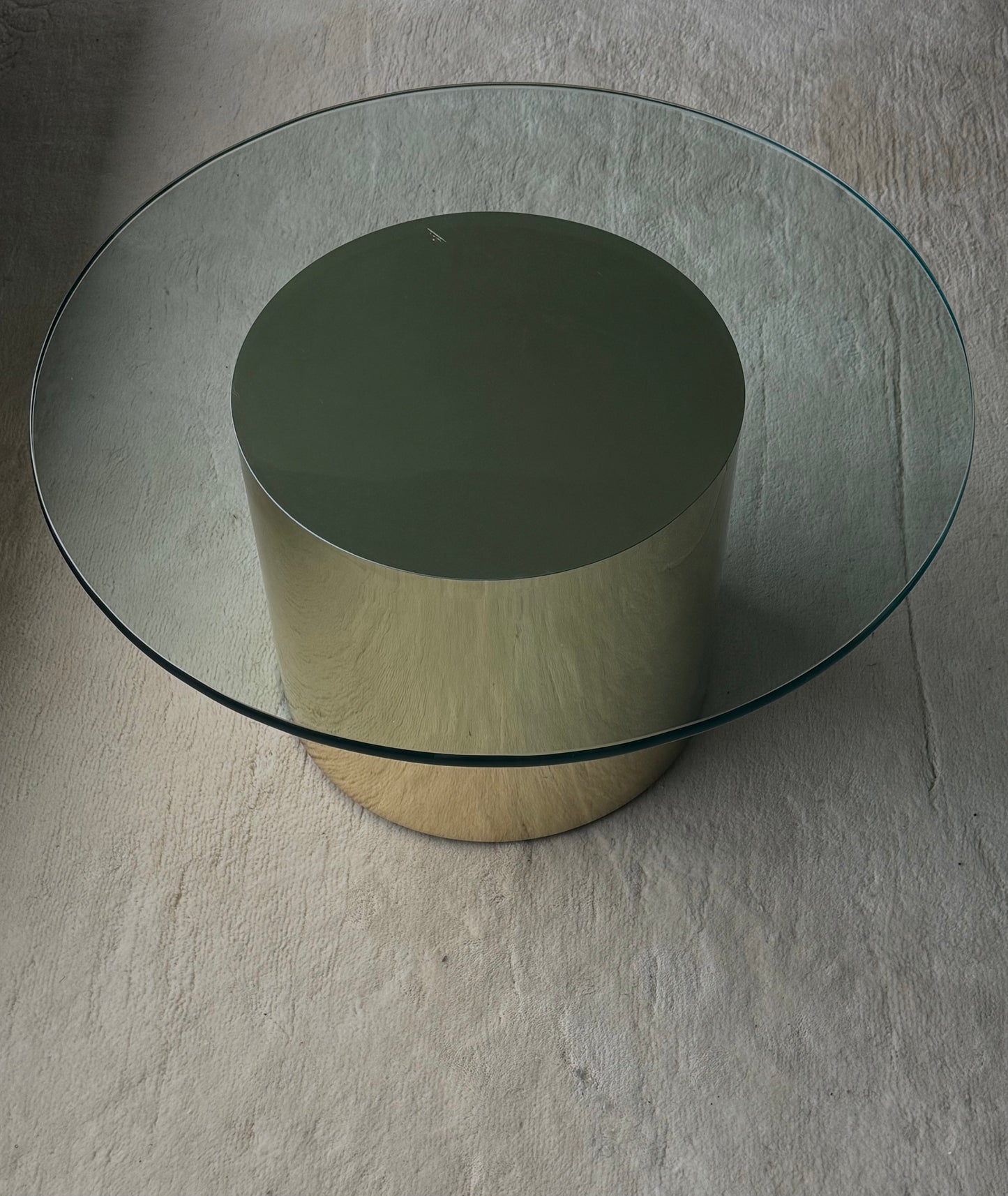 VINTAGE DRUM COFFEE TABLE