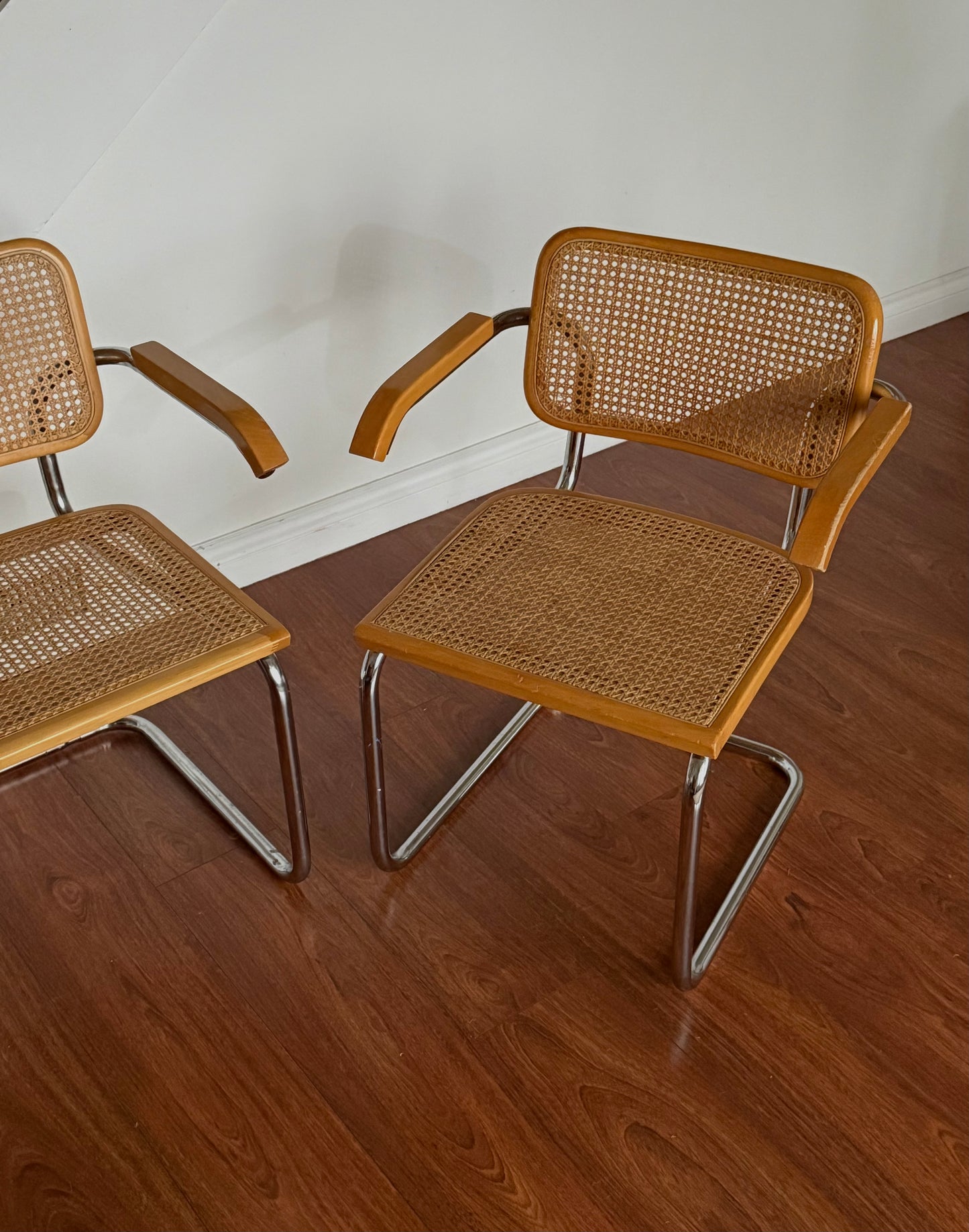 CESCA B32 ARM CHAIR BY MARCEL BREUER FOR CIDUE, 1970S