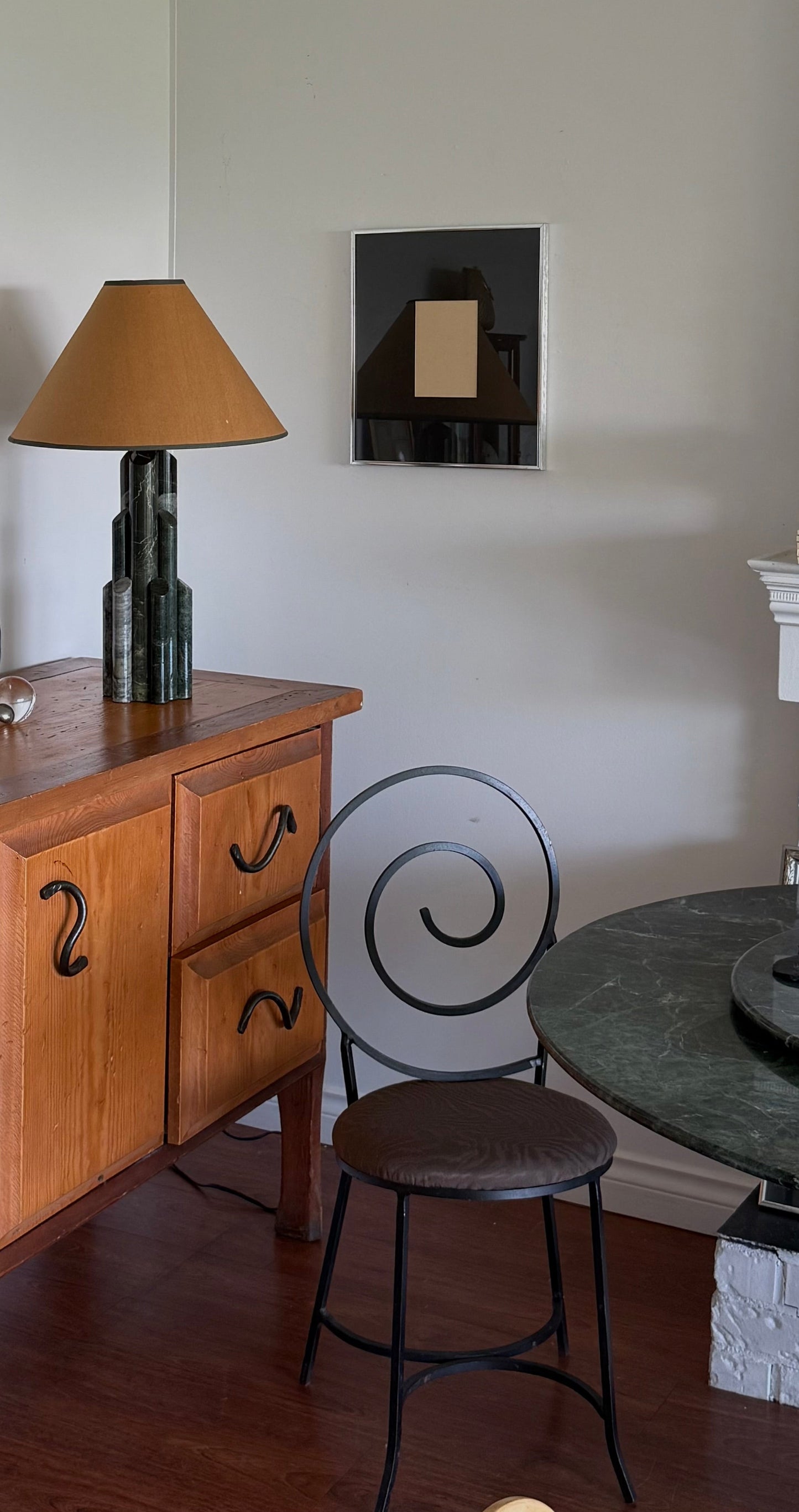 Post Modern Metal Spiral Chairs