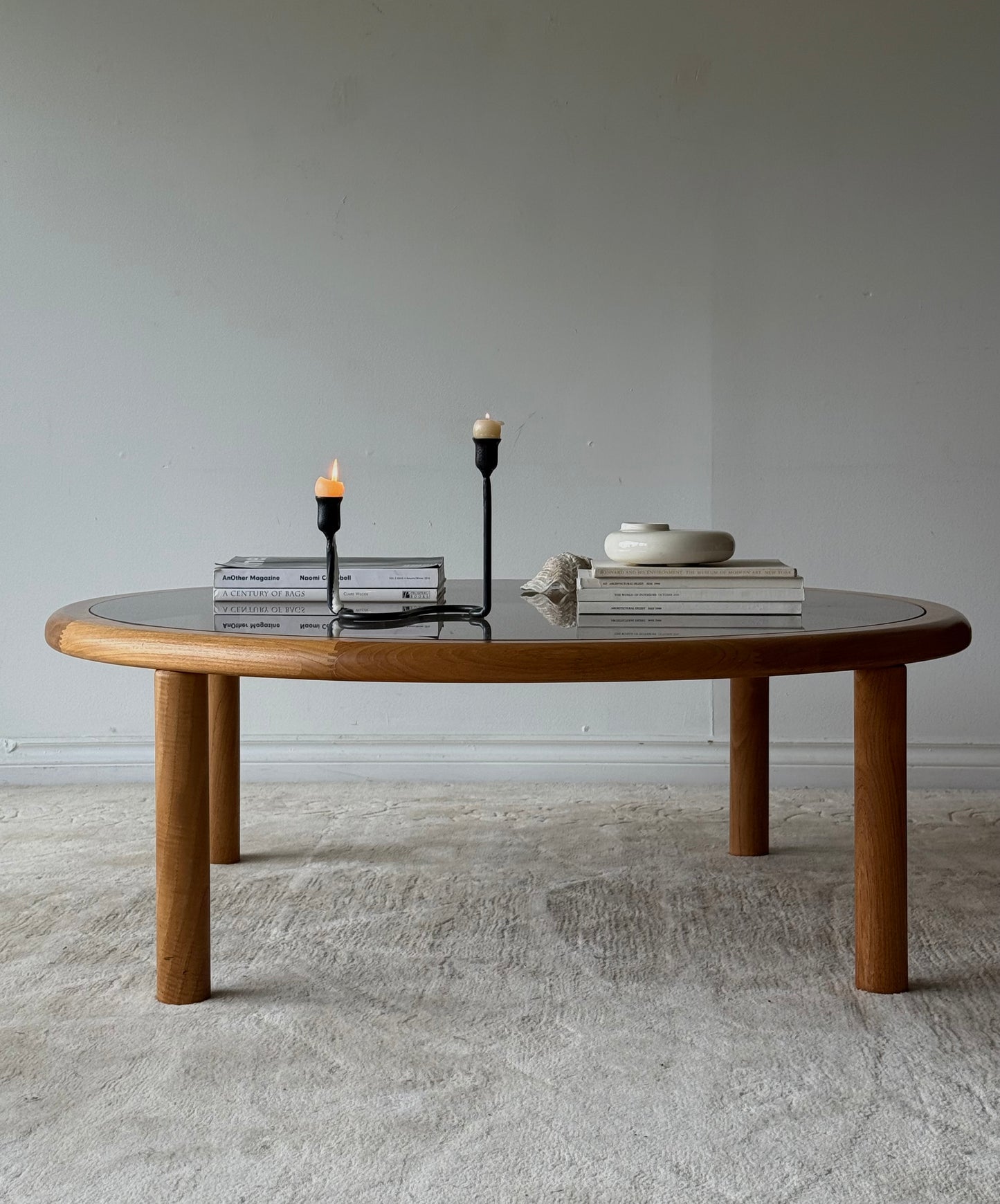 VNTG HANDMADE DANISH WOOD COFFEE TABLE
