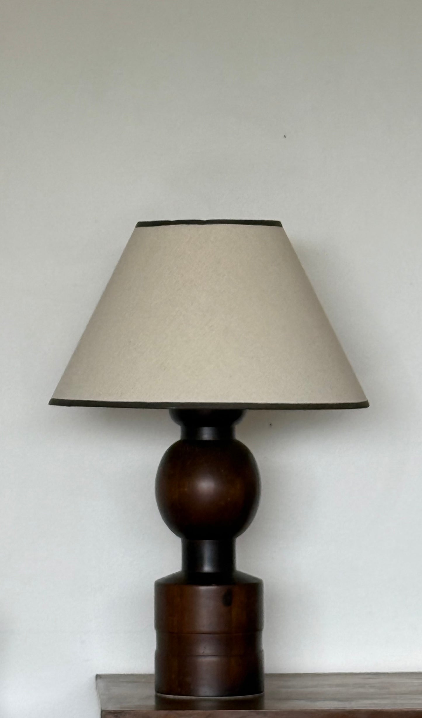 MCM WOODEN LAMP