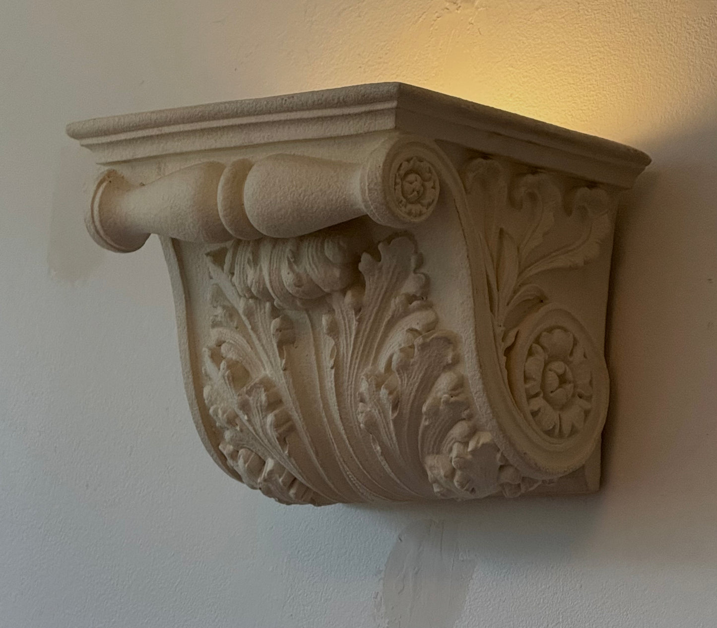 MOULDED PLASTER SCONCE