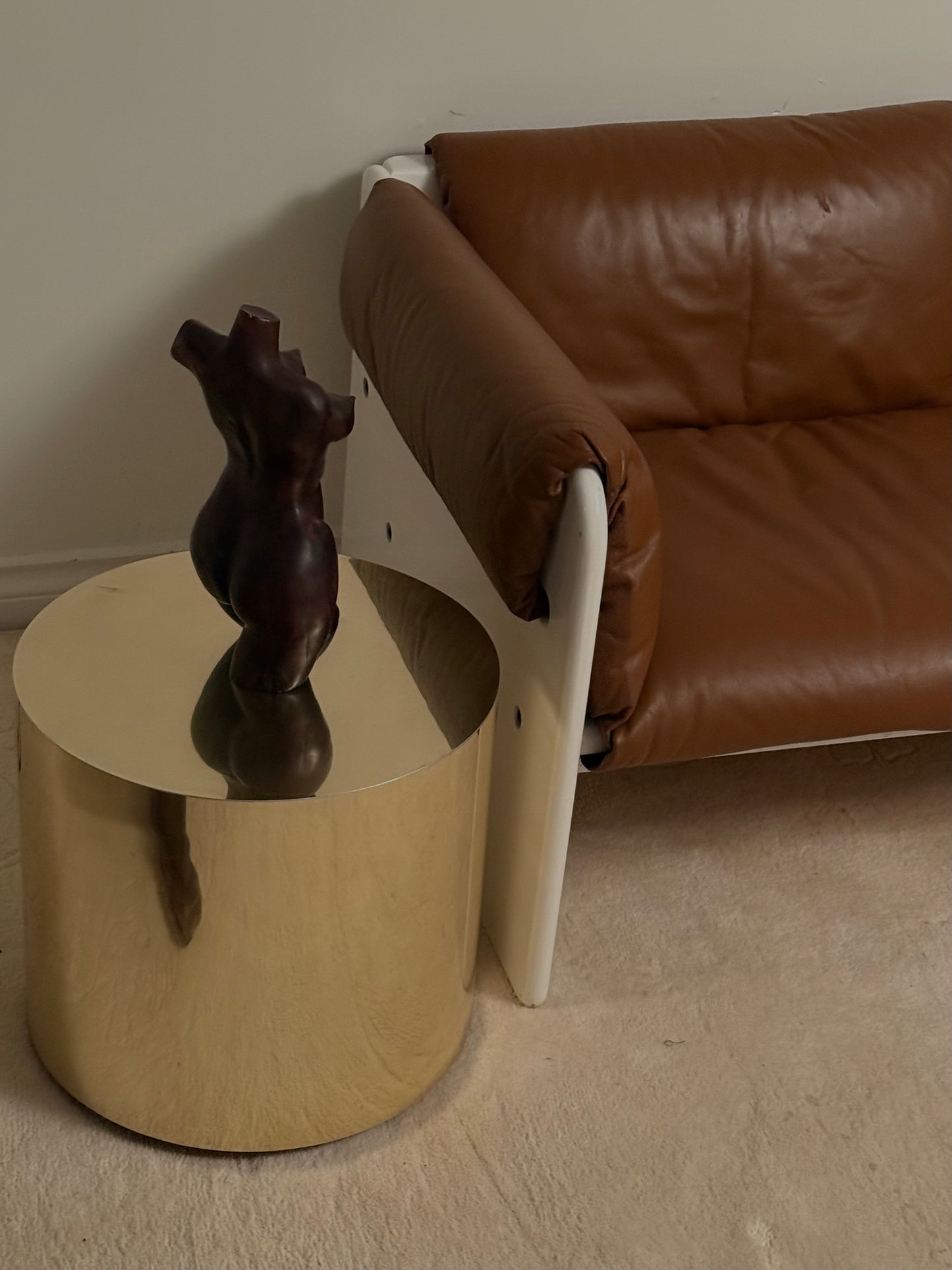 VINTAGE DRUM COFFEE TABLE