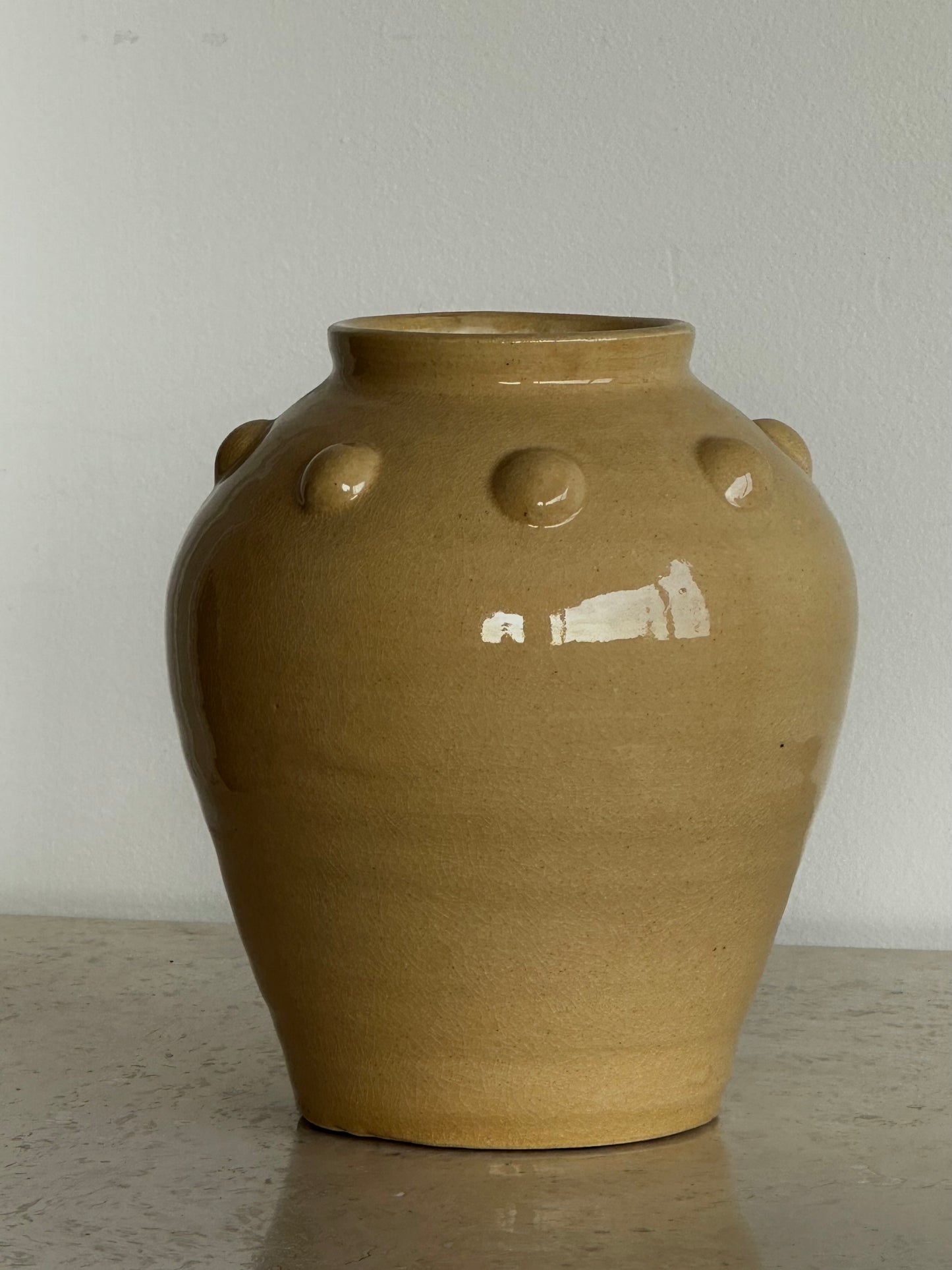 GLAZED POTTERY VASE