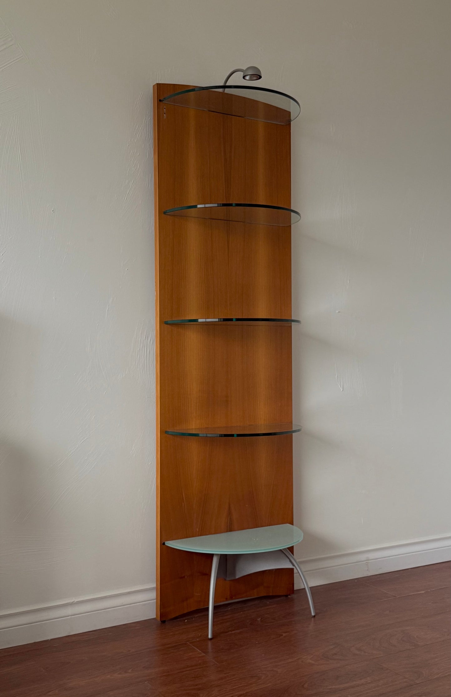 1990s CATTELAN ITALIA ART DECO STYLE SHELF