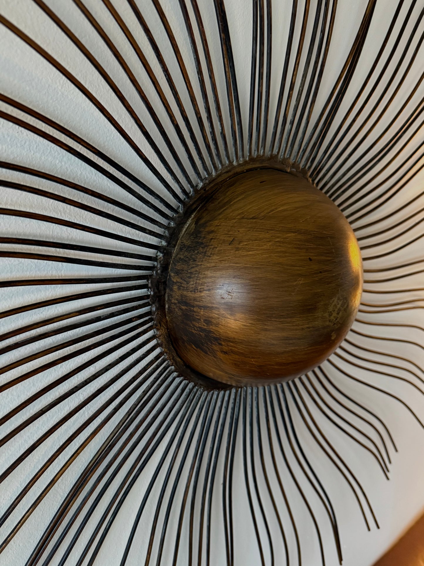 MID CENTURY MODERN BRUTALIST STARBURST WALL ART