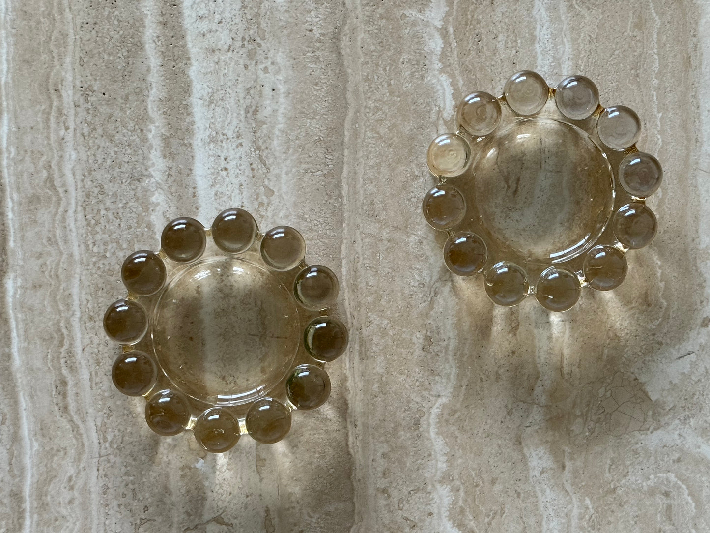 VINTAGE BOOPIE BUBBLE GLASS Ashtray