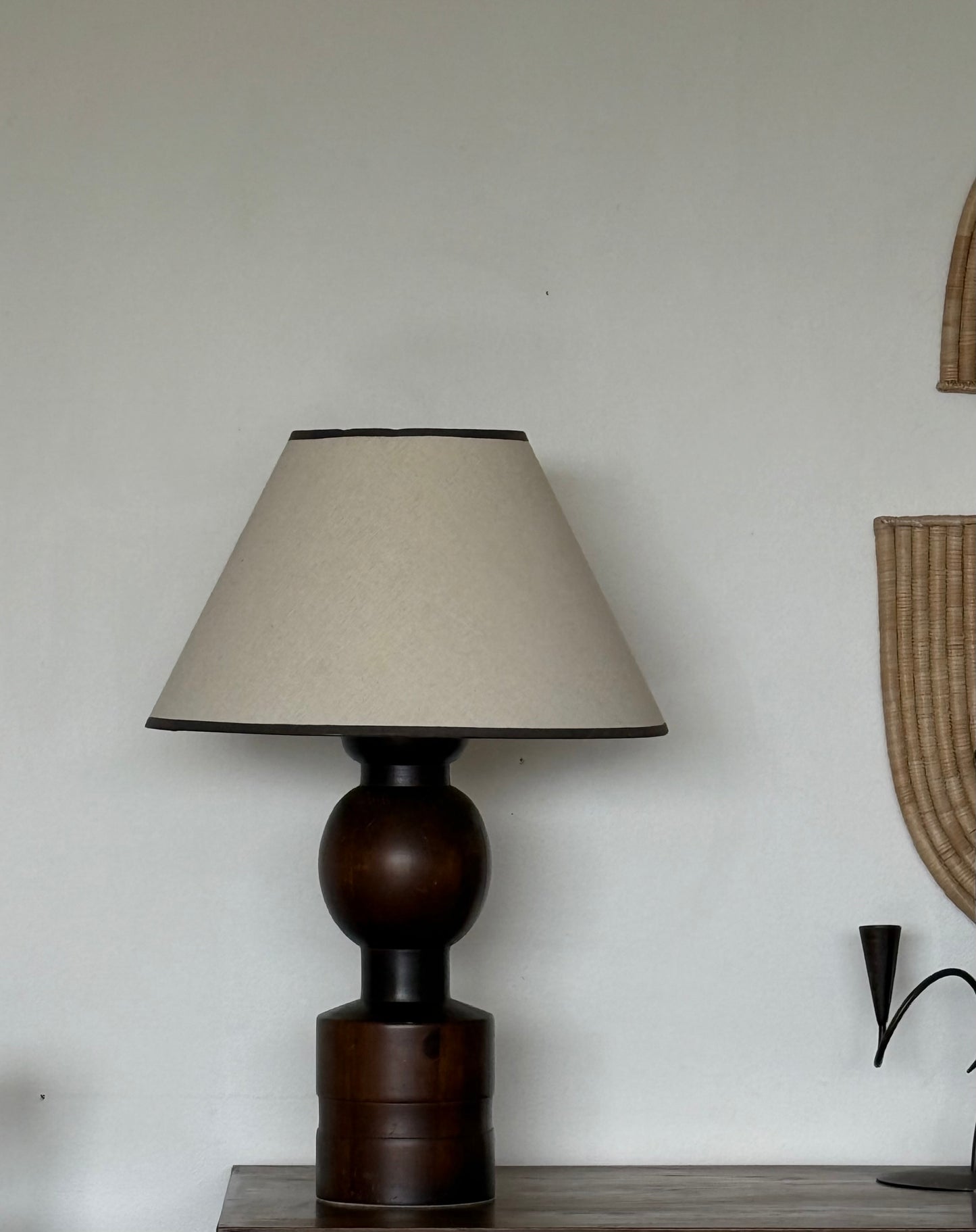 MCM WOODEN LAMP