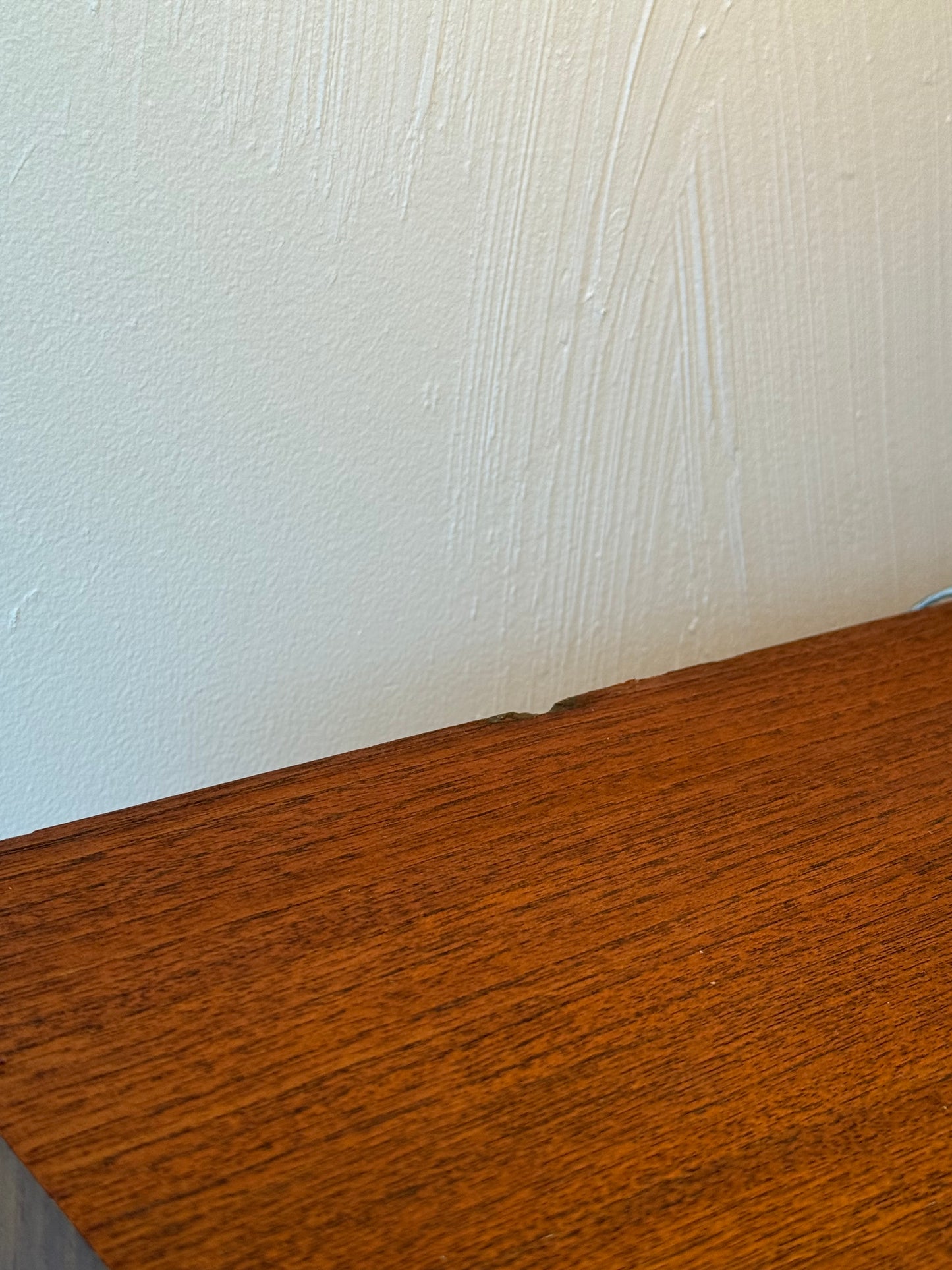 Teak Armoire with Black Plinth Base