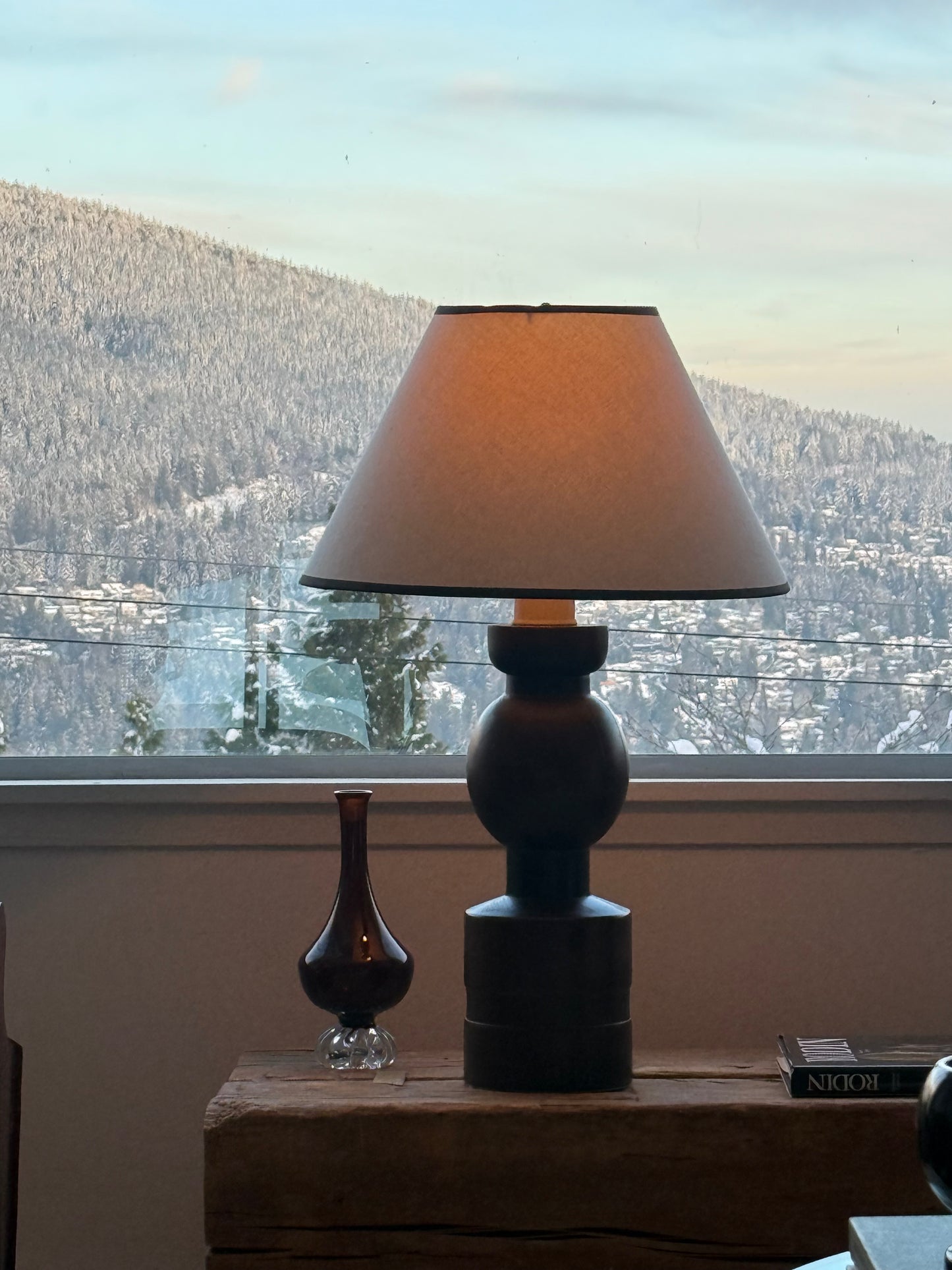 MCM WOODEN LAMP