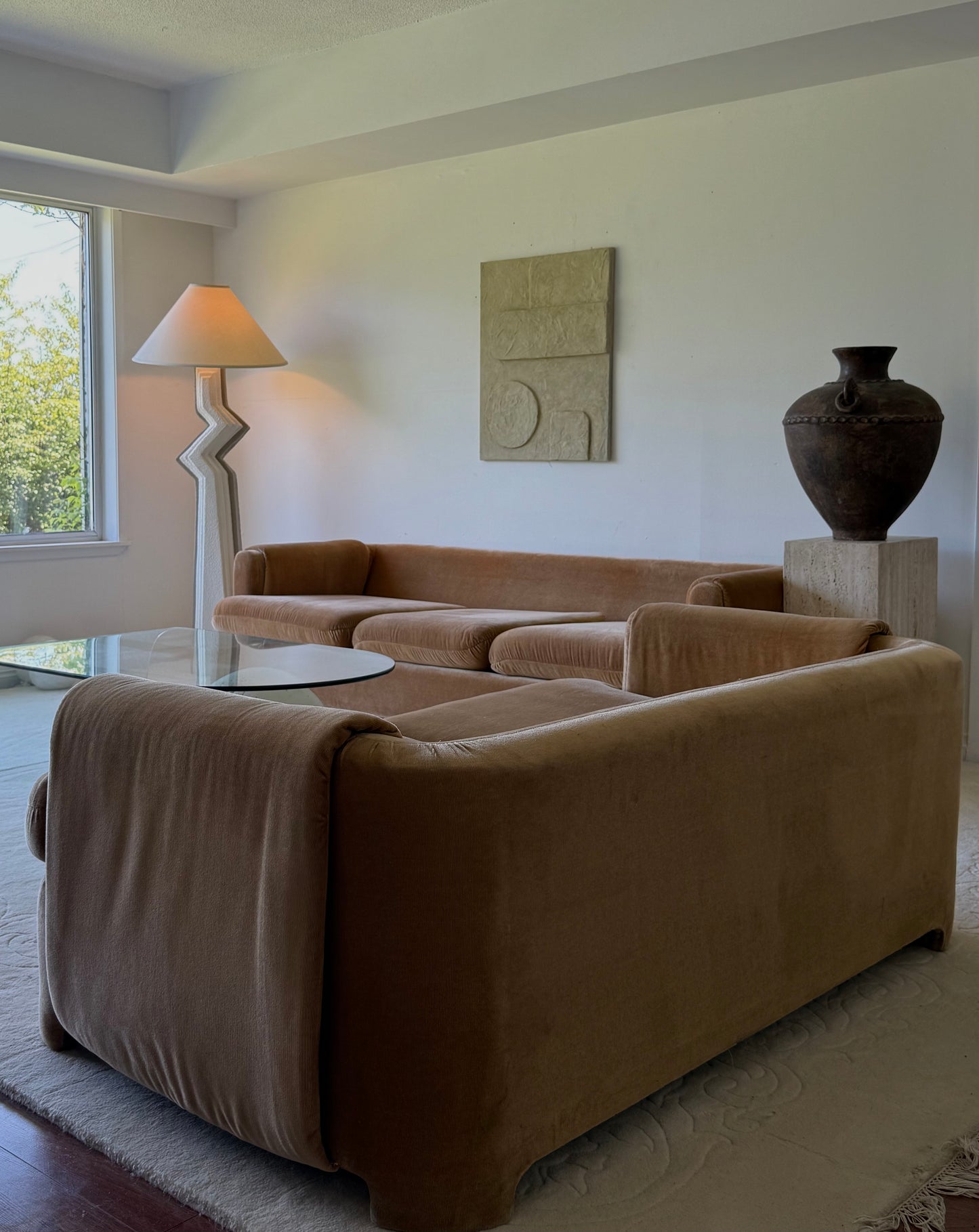 SKLAR & PEPPLER THREE SEATER SOFA