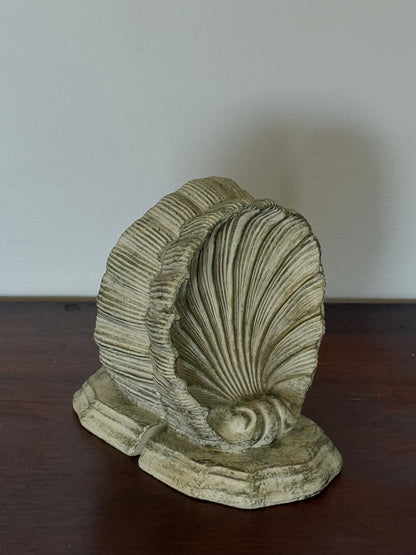 SHELL Plaster Bookends