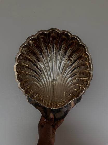 MCM silver plated  Shell Dishes