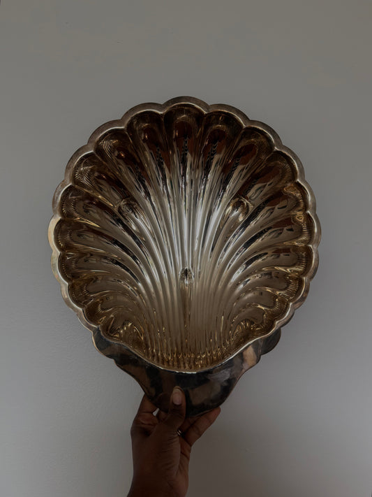 MCM silver plated  Shell Dishes