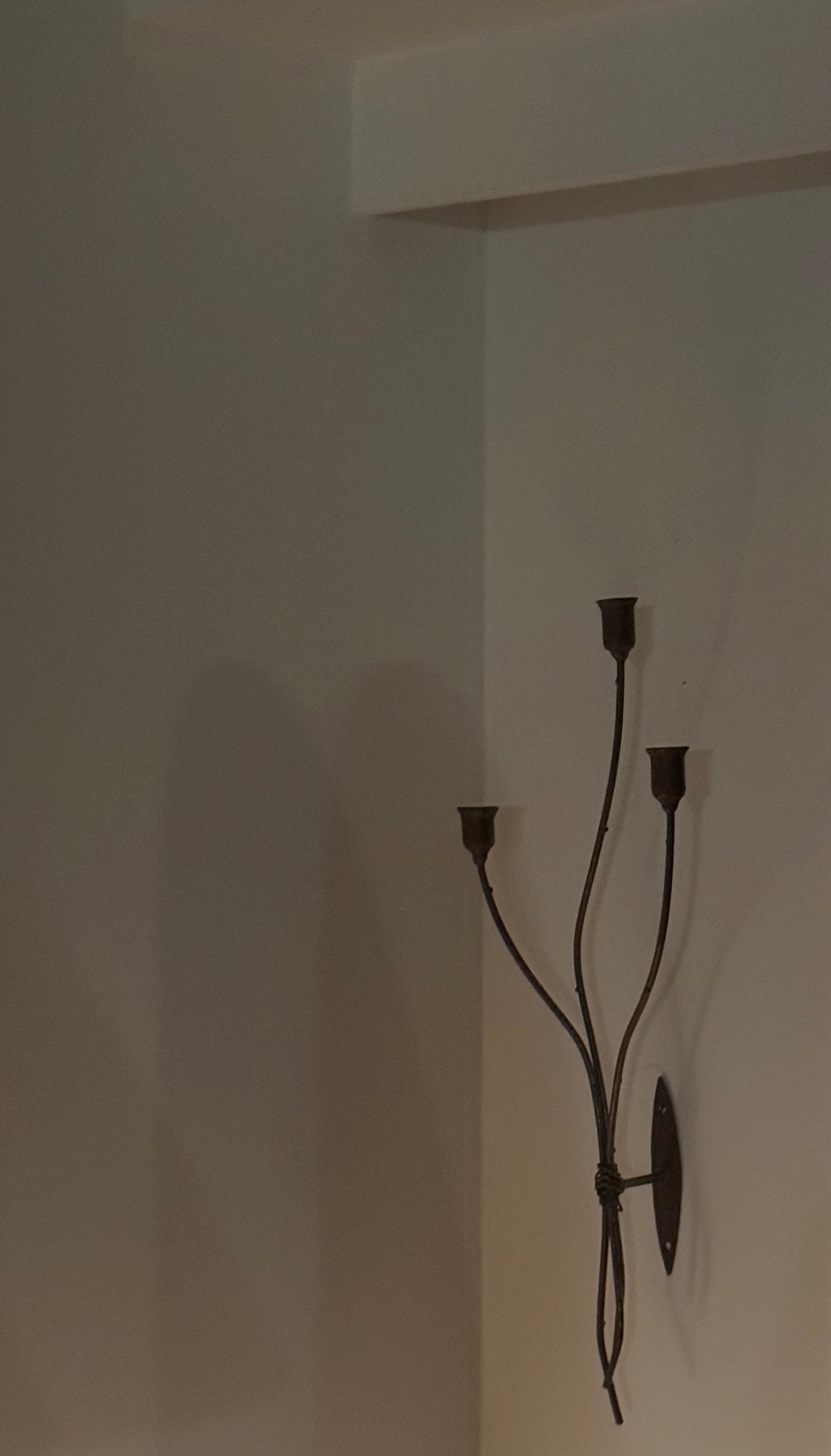 Vintage IRON Candle Sconces